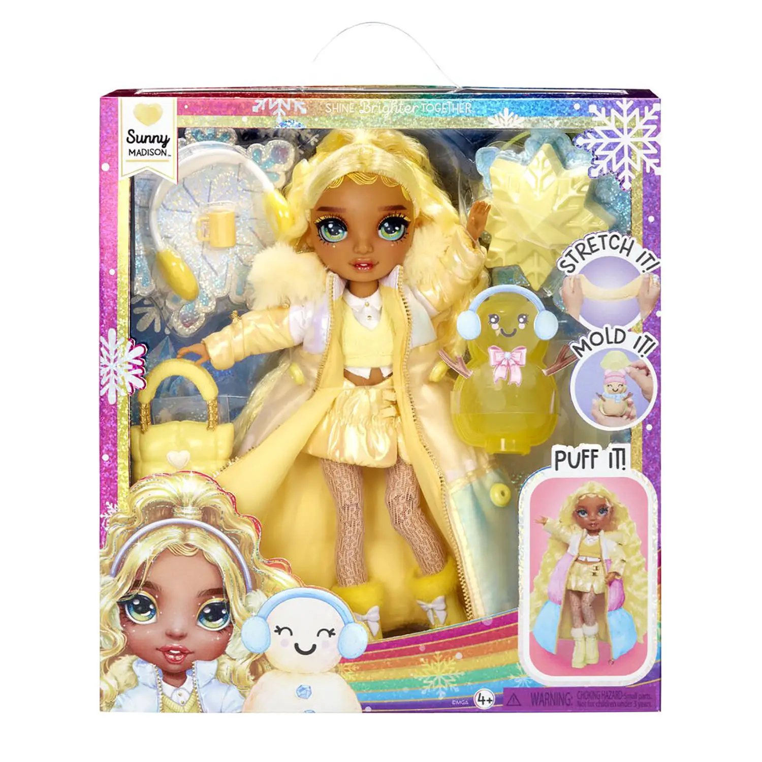 Rainbow High Winter Wonderland Doll - Sunny Yellow - collezionabili bambina