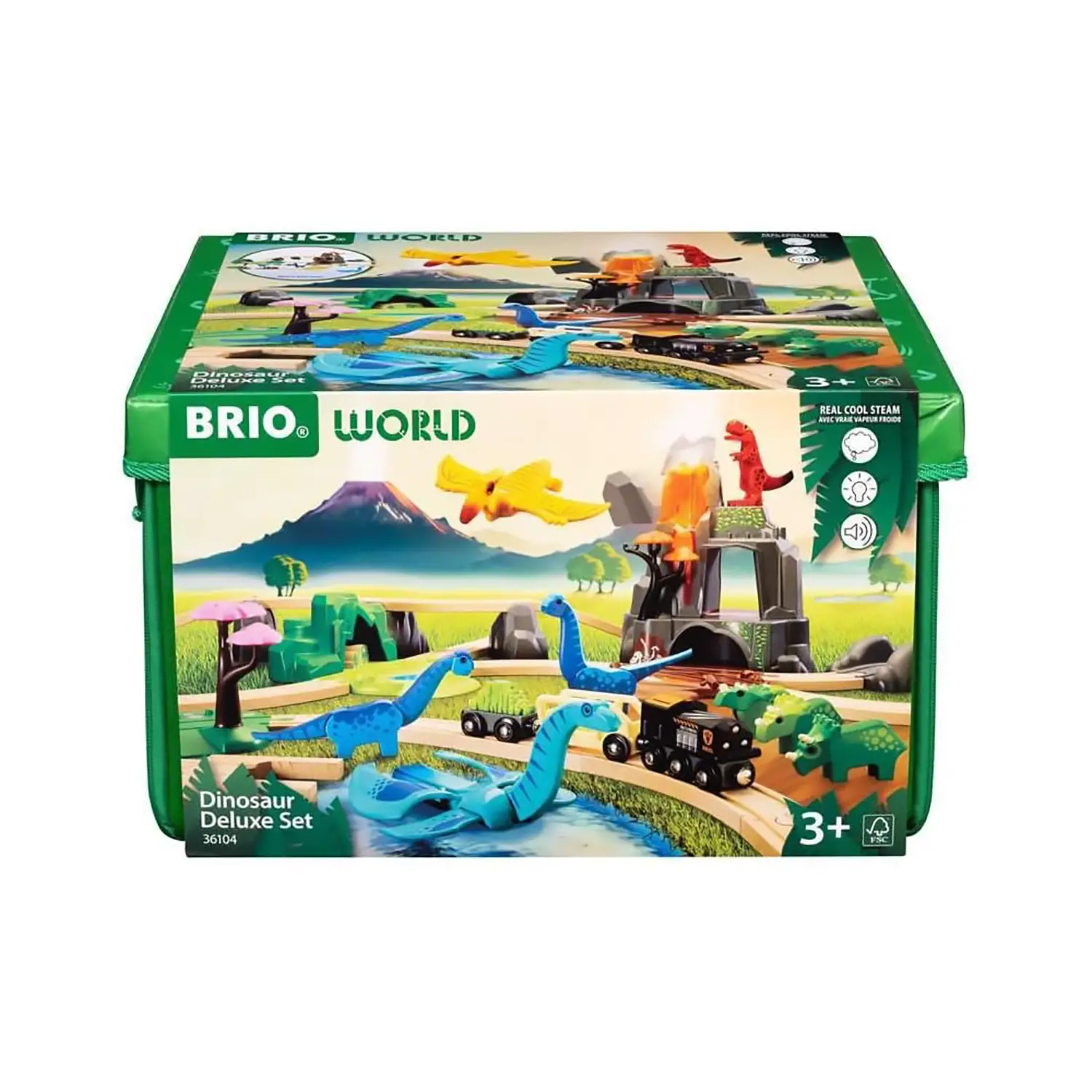 Brio Set Deluxe A Tema Dinosauri - Costruzioni in legno