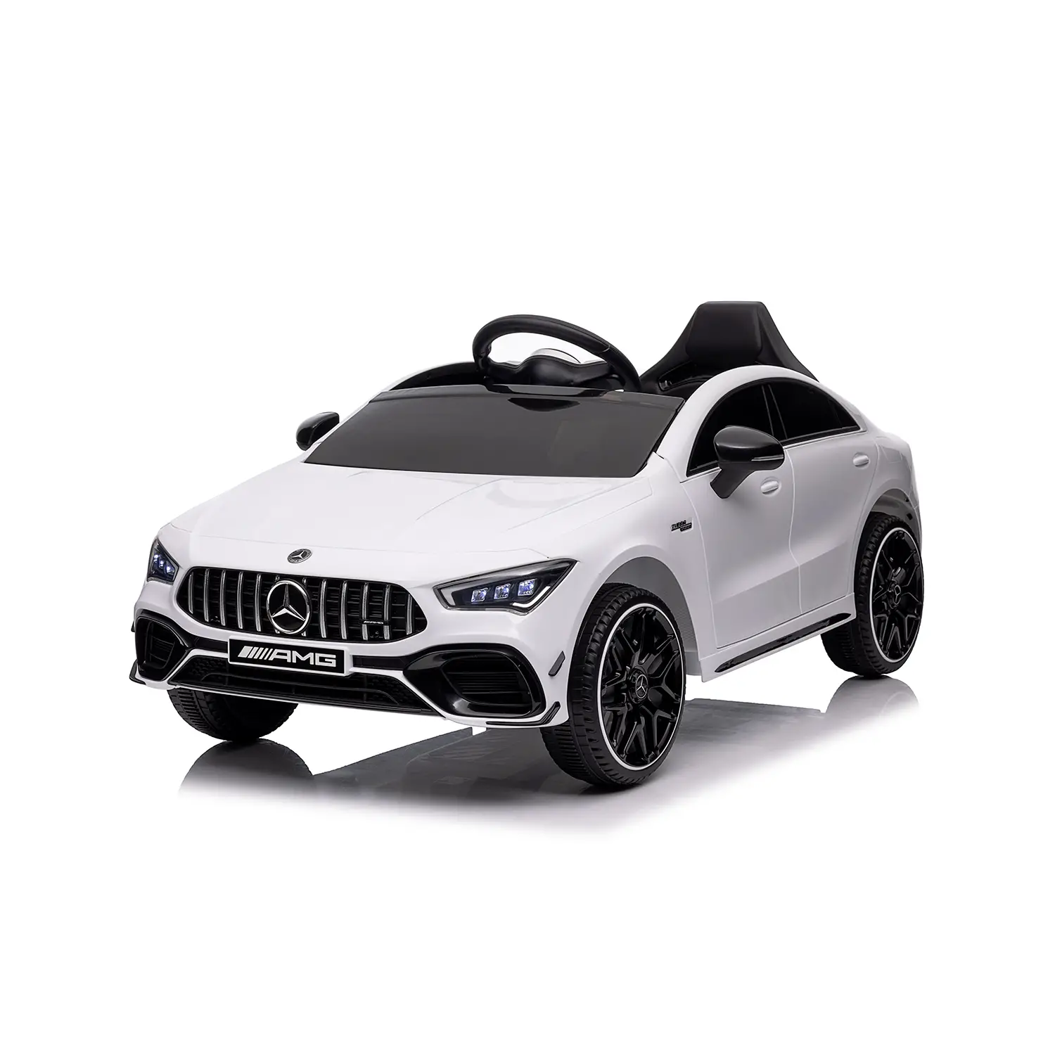 Auto Elettrica Per Bambini Mercedes CLA45 Bianca - auto