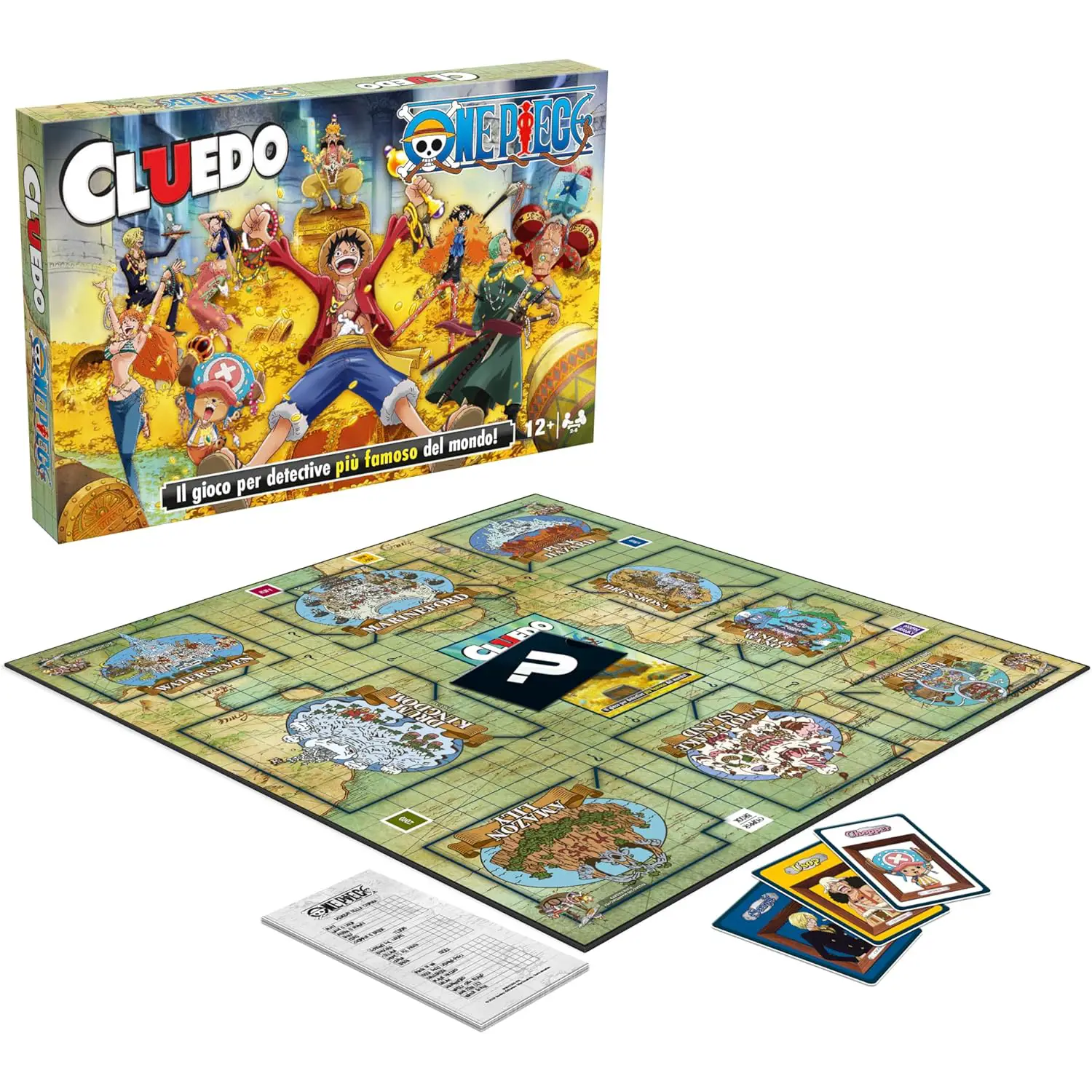 Cluedo One Piece - Gioco da Tavolo, Versione Italiana - Giochi di società