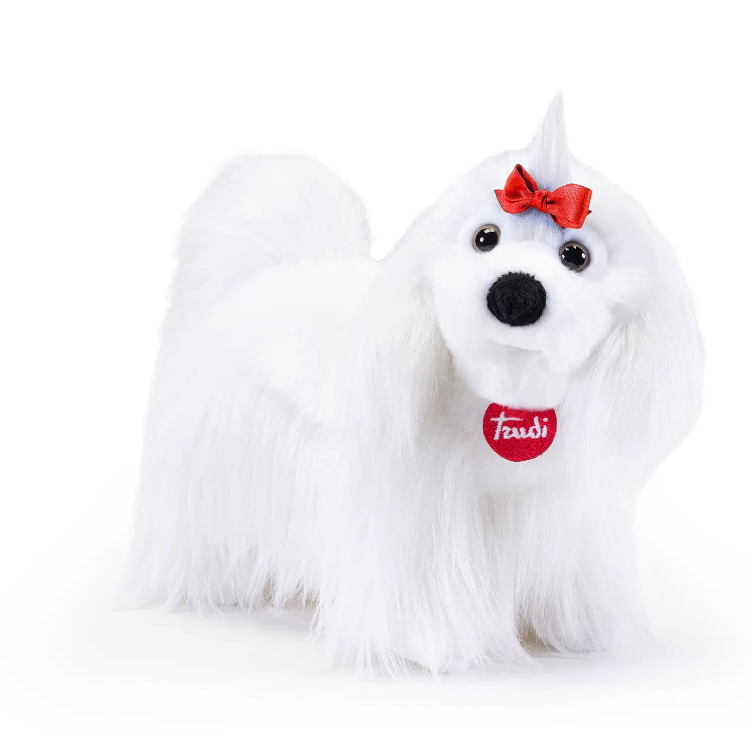 Peluche Trudi Maltese Lulu Taglia M - peluches 0/36 mesi