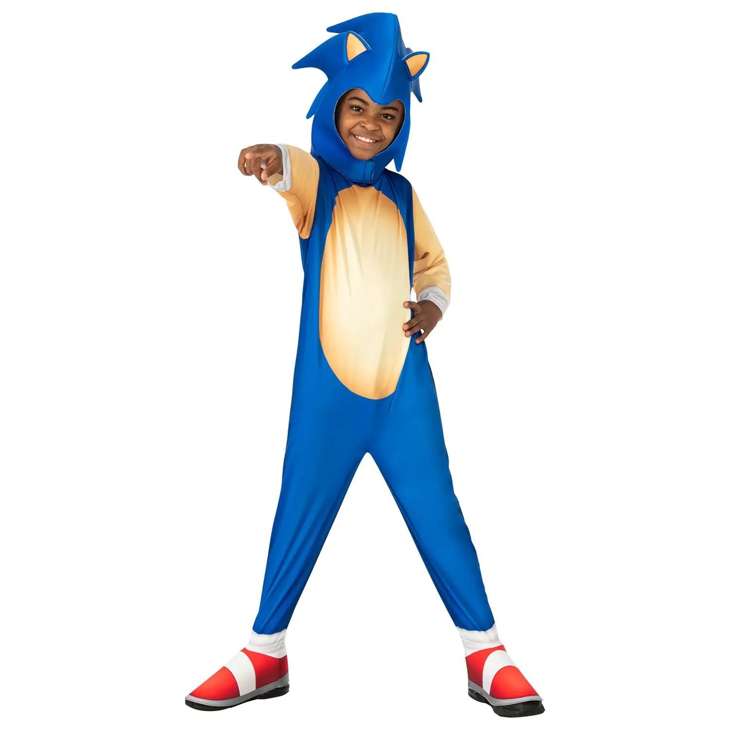 Costume Sonic Hedgehog Classico per Bambini - Taglia XS - 5/6 anni - abiti bambino e bambina