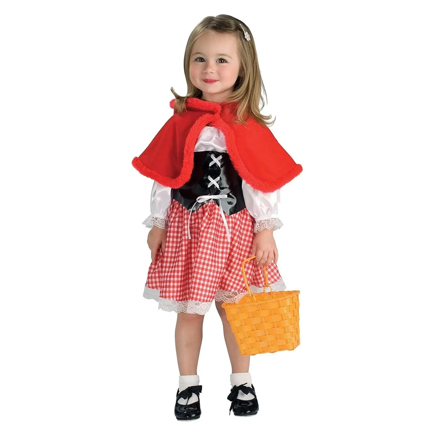 Costume Cappuccetto Rosso per Bambini - Taglia S - 3/4 Anni - abiti bambino e bambina