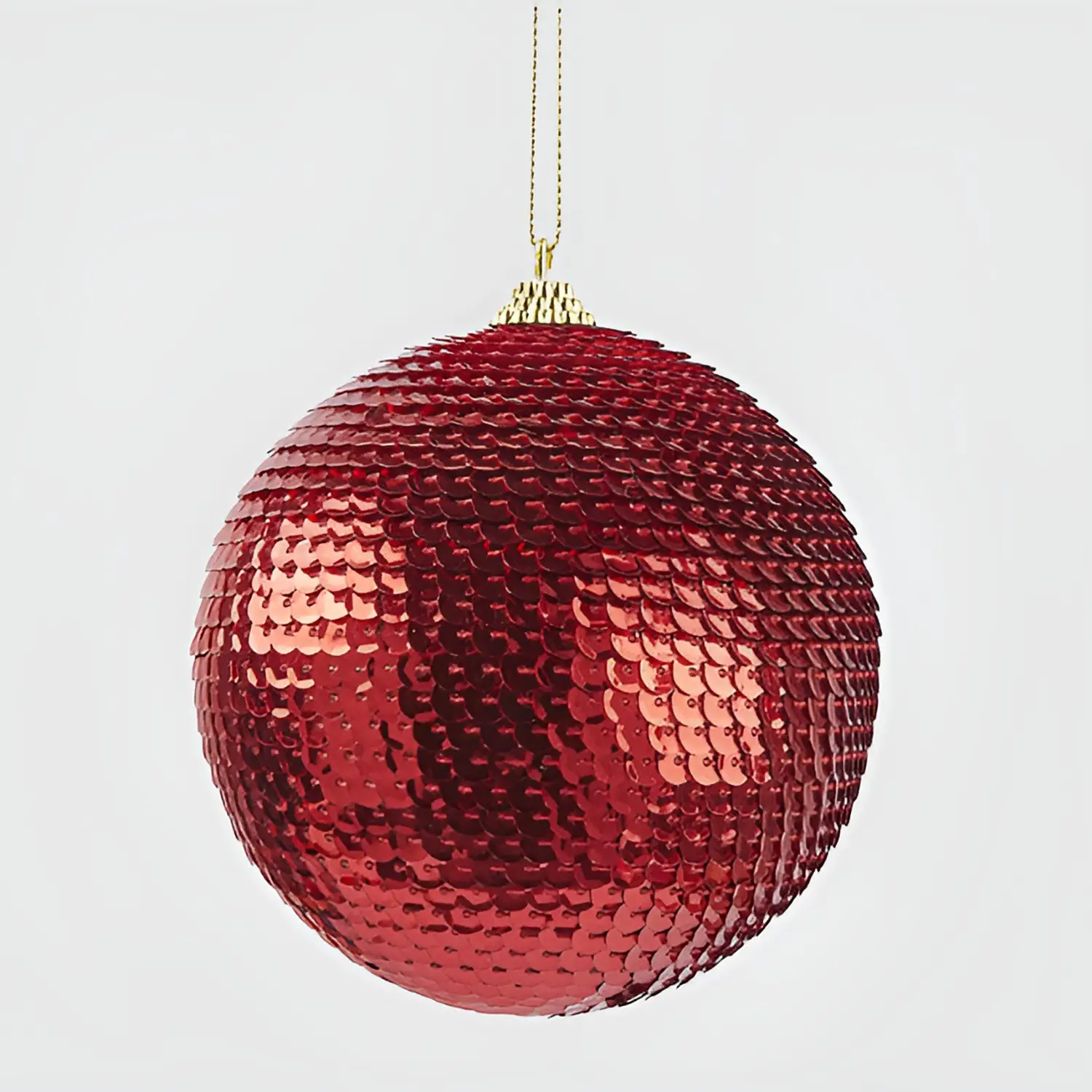 Palla Squame D 10 Cm Decoro Albero Natalizio - addobbi albero