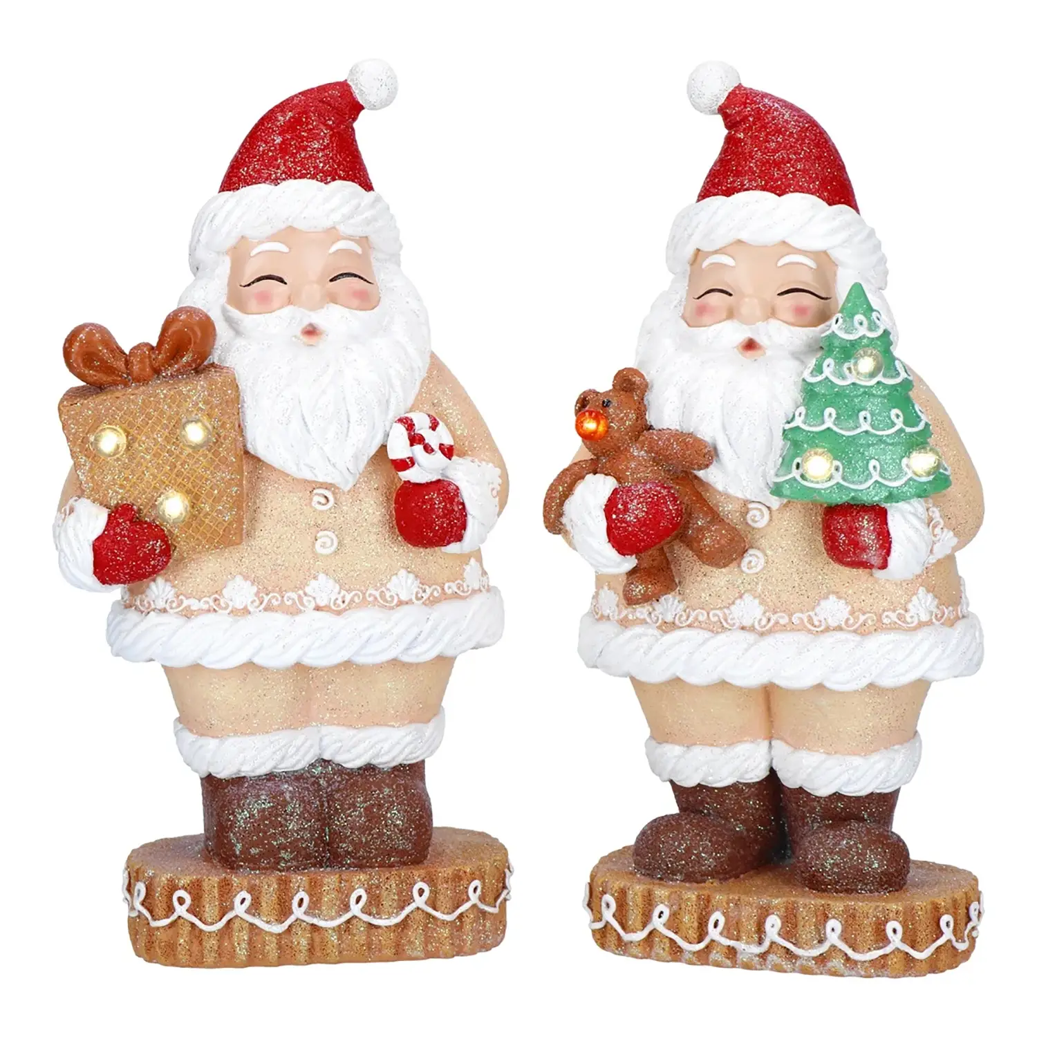 Babbo Natale Pan di Zenzero Assortito - 28 cm* - addobbi casa