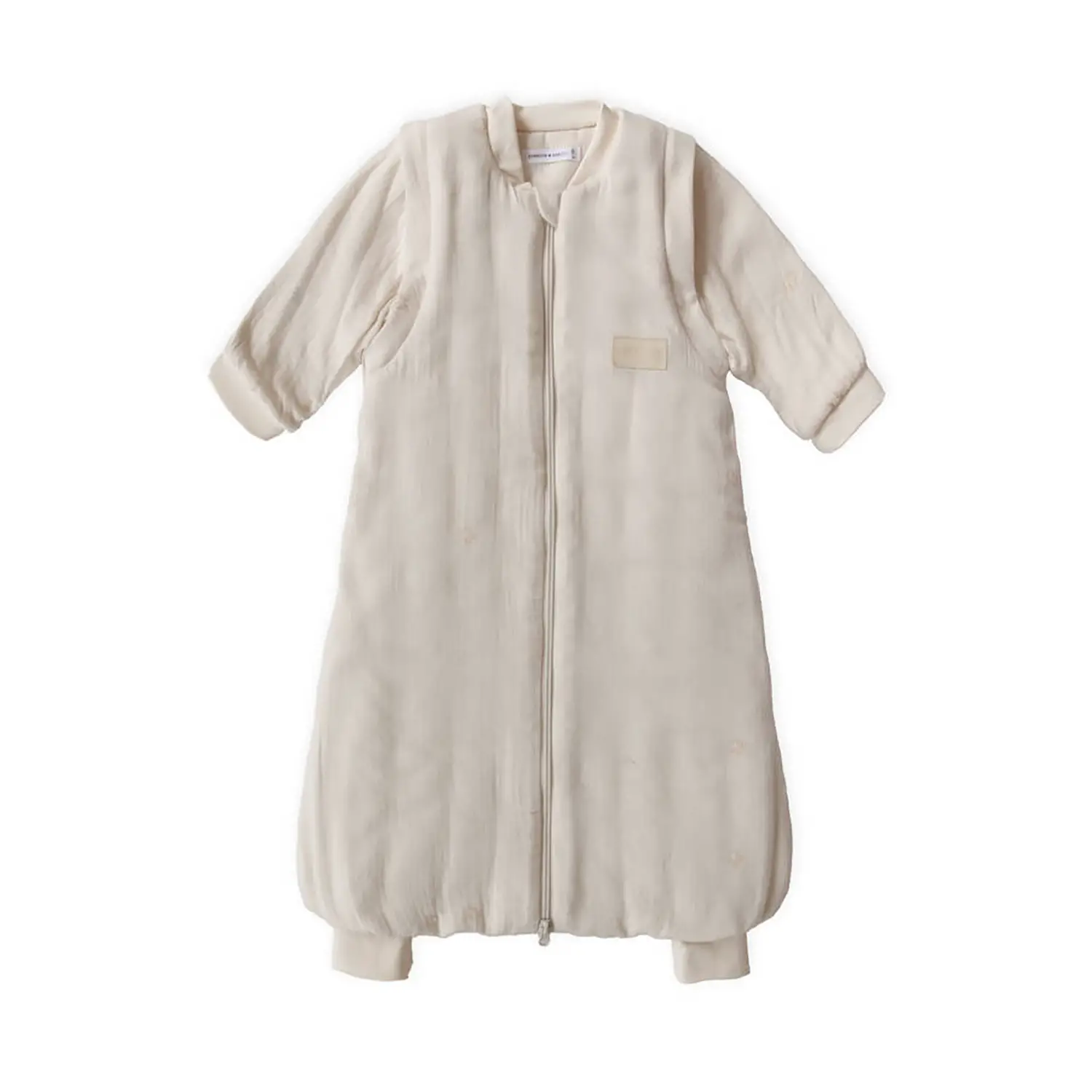 Sacco Nanna Bamboom Neonato Combi - Tog 2.2 - Taglia 18-36 mesi - Print Animal Friends Sand - sacchi termici
