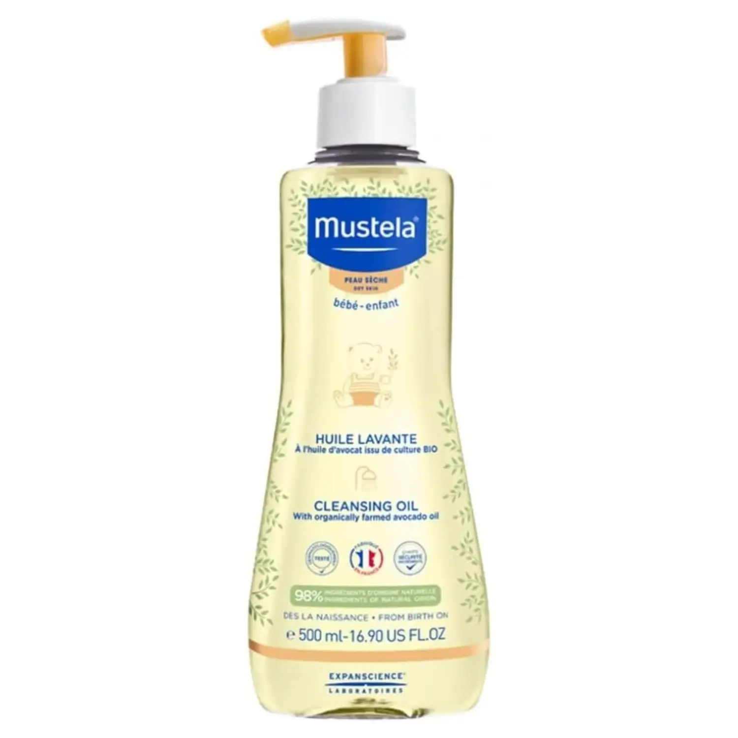 Mustela Olio Bagno per Pelle Secca 500 ml - cosmesi e igiene