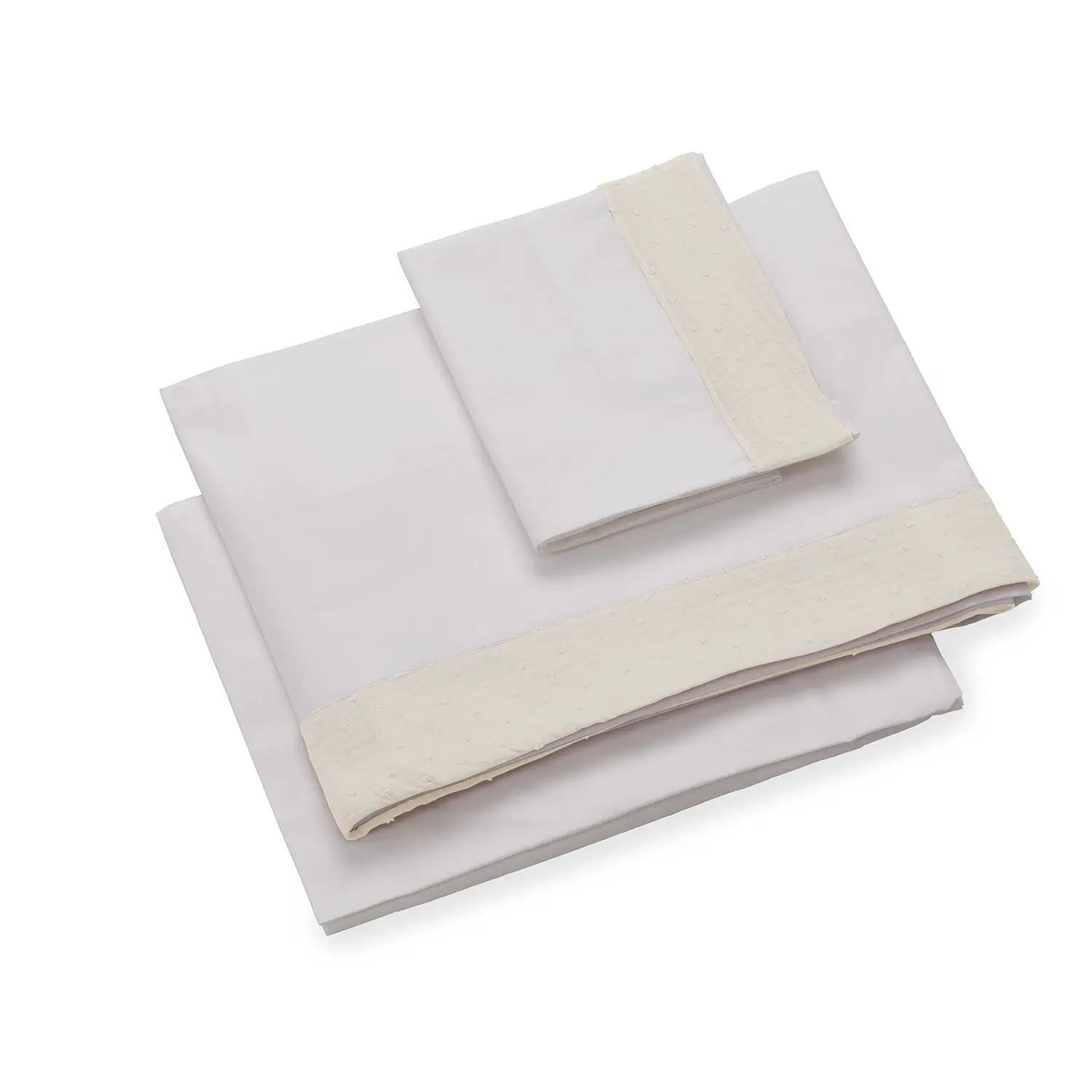 Infinito Set Lenzuola Culla 3 Pezzi Plumetì Burro Italbaby - lenzuolini