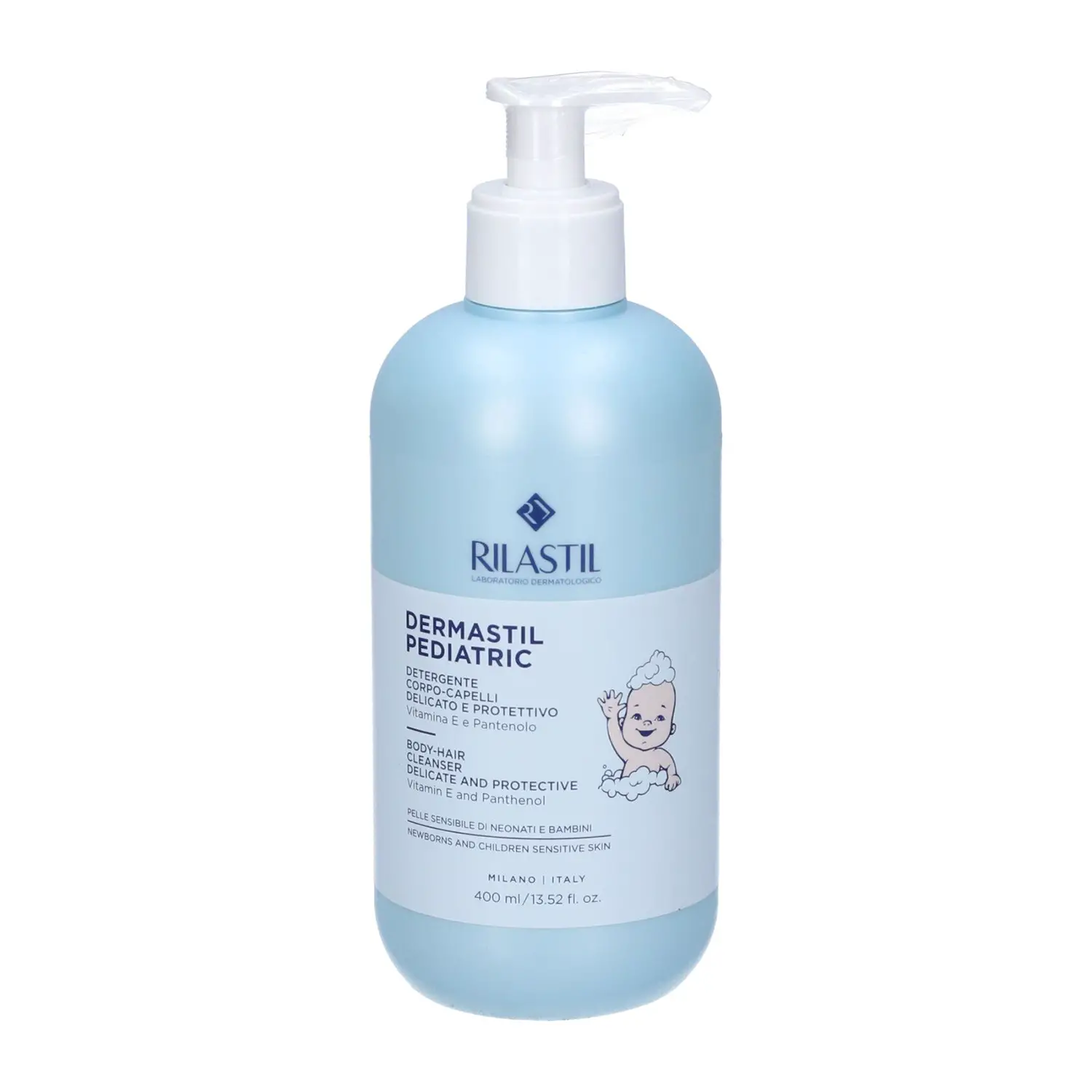 Rilastil Dermastil Pediatric Detergente Corpo e Capelli 400 ml - cosmesi e igiene
