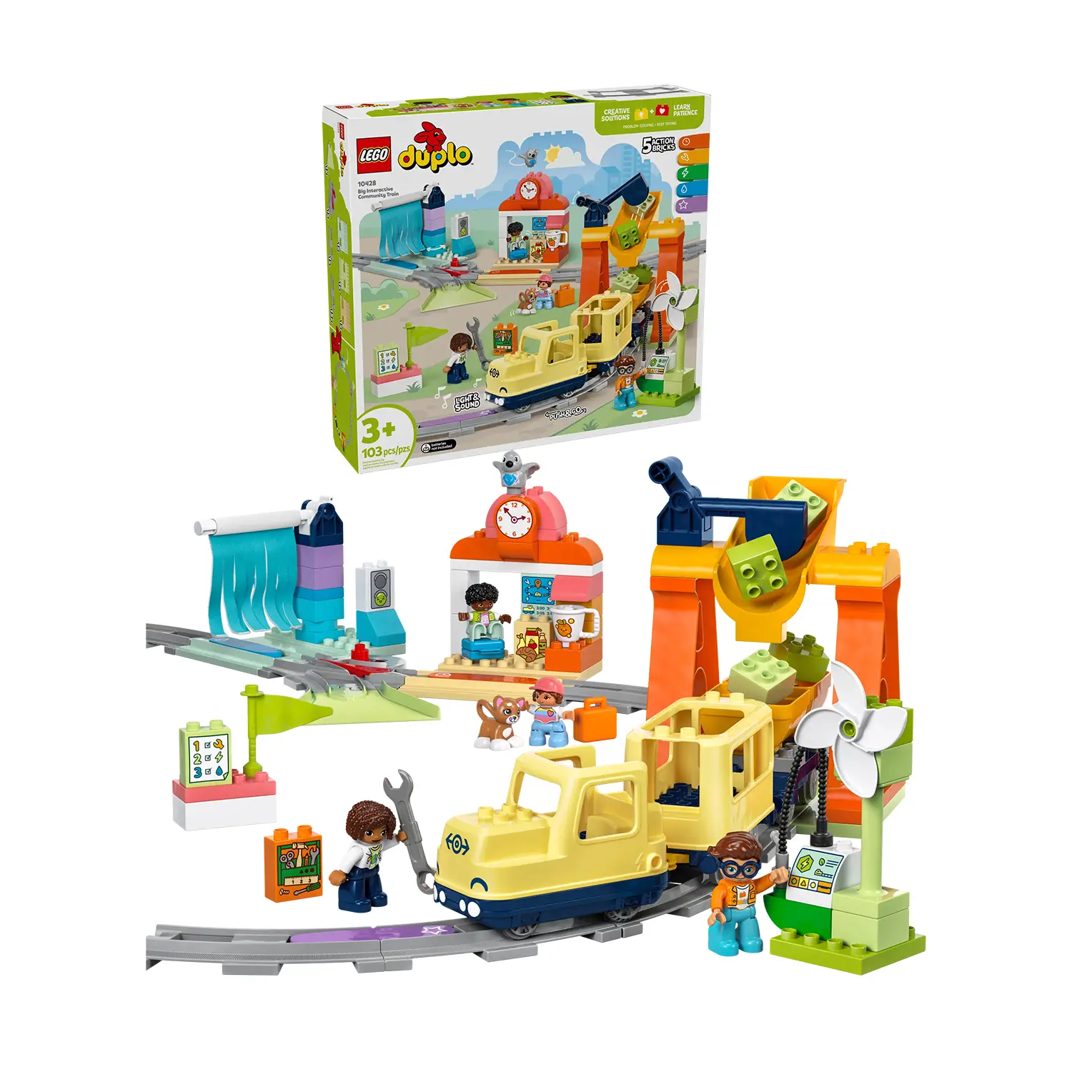 Lego Duplo Grande Treno Comunitario Interattivo 10428 - Costruzioni in plastica