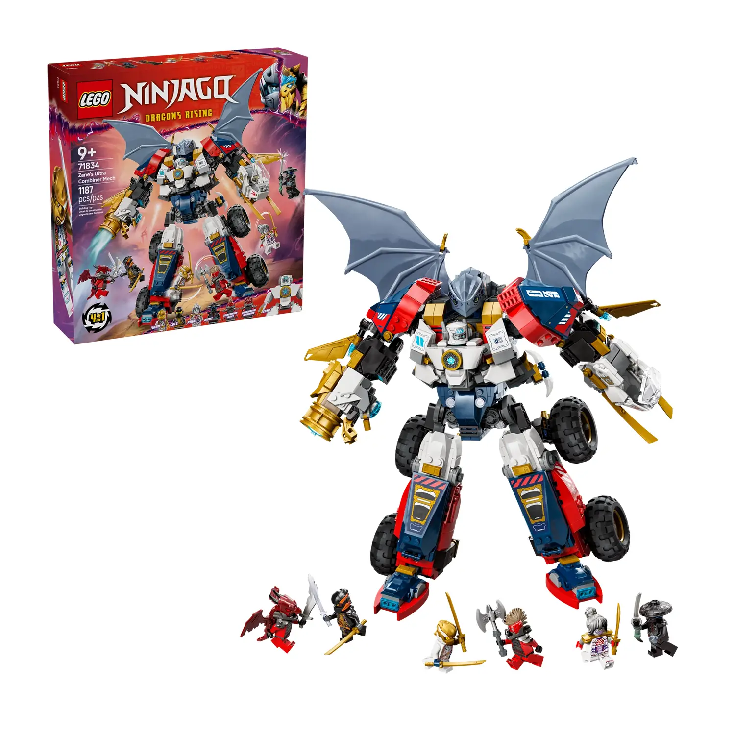 Lego Ninjago - Mech Ultra Combinatore di Zane 71834 - lego