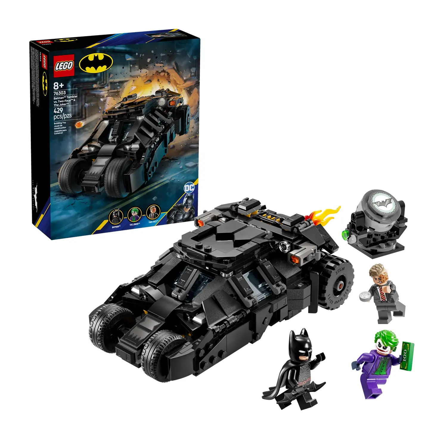 Lego Super Heroes Dc - Tumbler di Batman vs Two-face e The Joker 76303 - lego