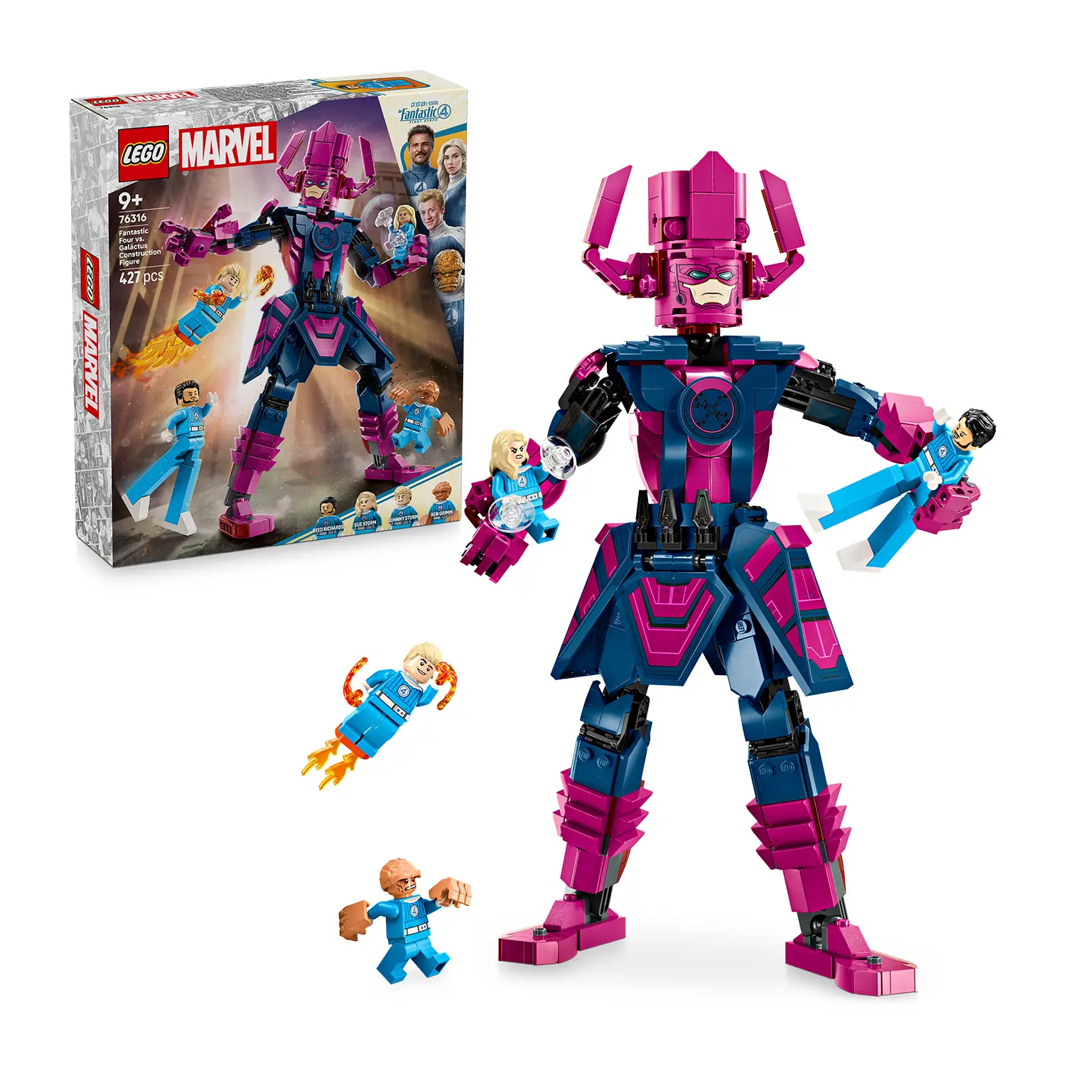 Lego Marvel Fantastici Quattro contro personaggio costruibile di Galactus 76316 - lego