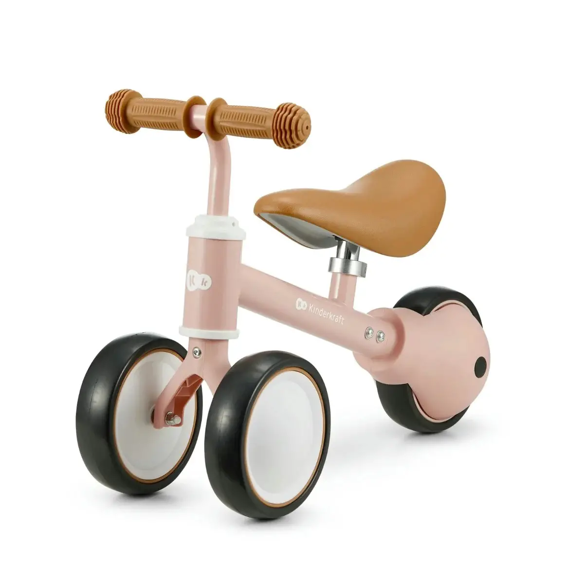 Kinderkraft Cutie Rosa, Triciclo Bicicletta Senza Pedali con Sellino Regolabile - Tricicli e primi passi