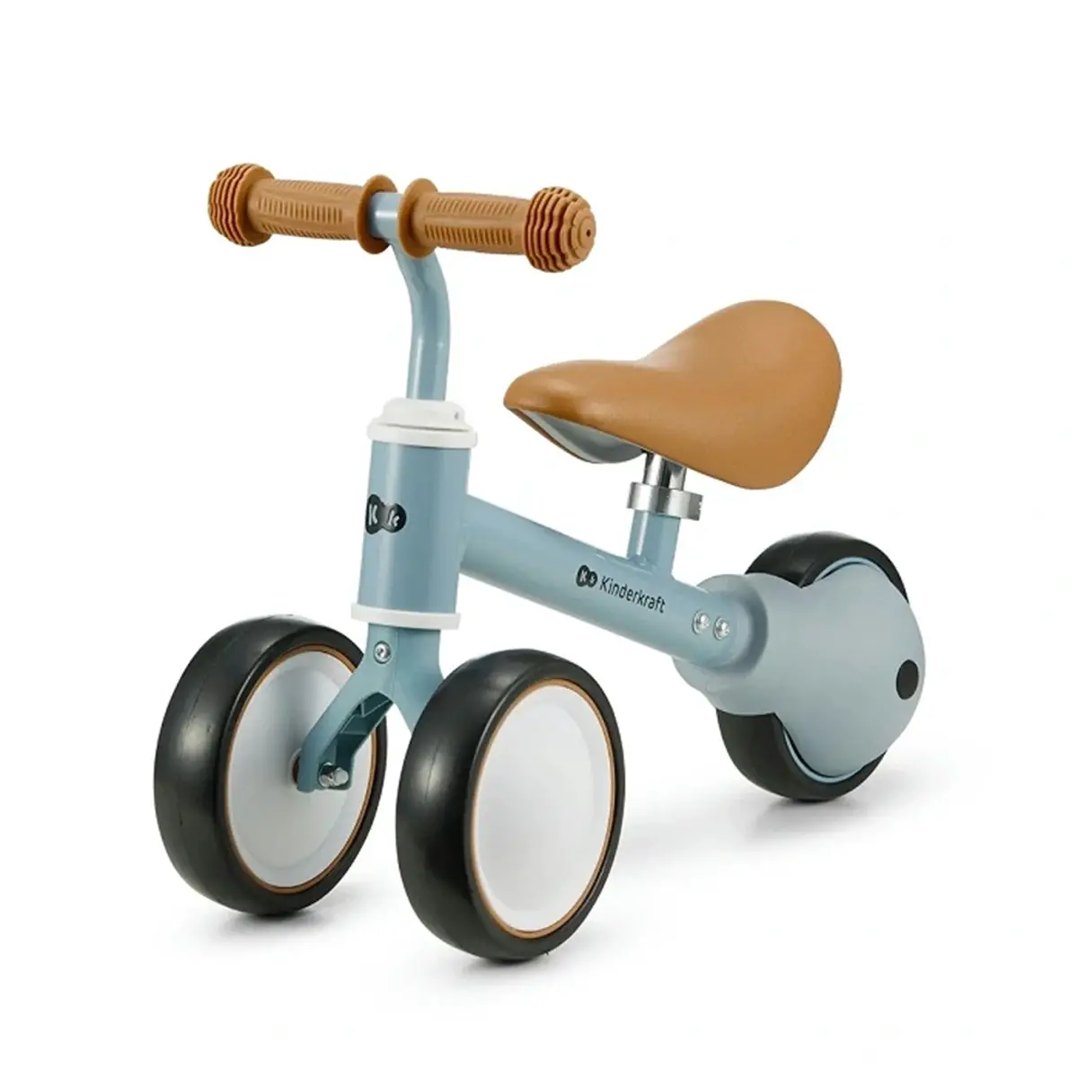 Kinderkraft Cutie Blue, Triciclo Bicicletta Senza Pedali con Sellino Regolabile - Tricicli e primi passi