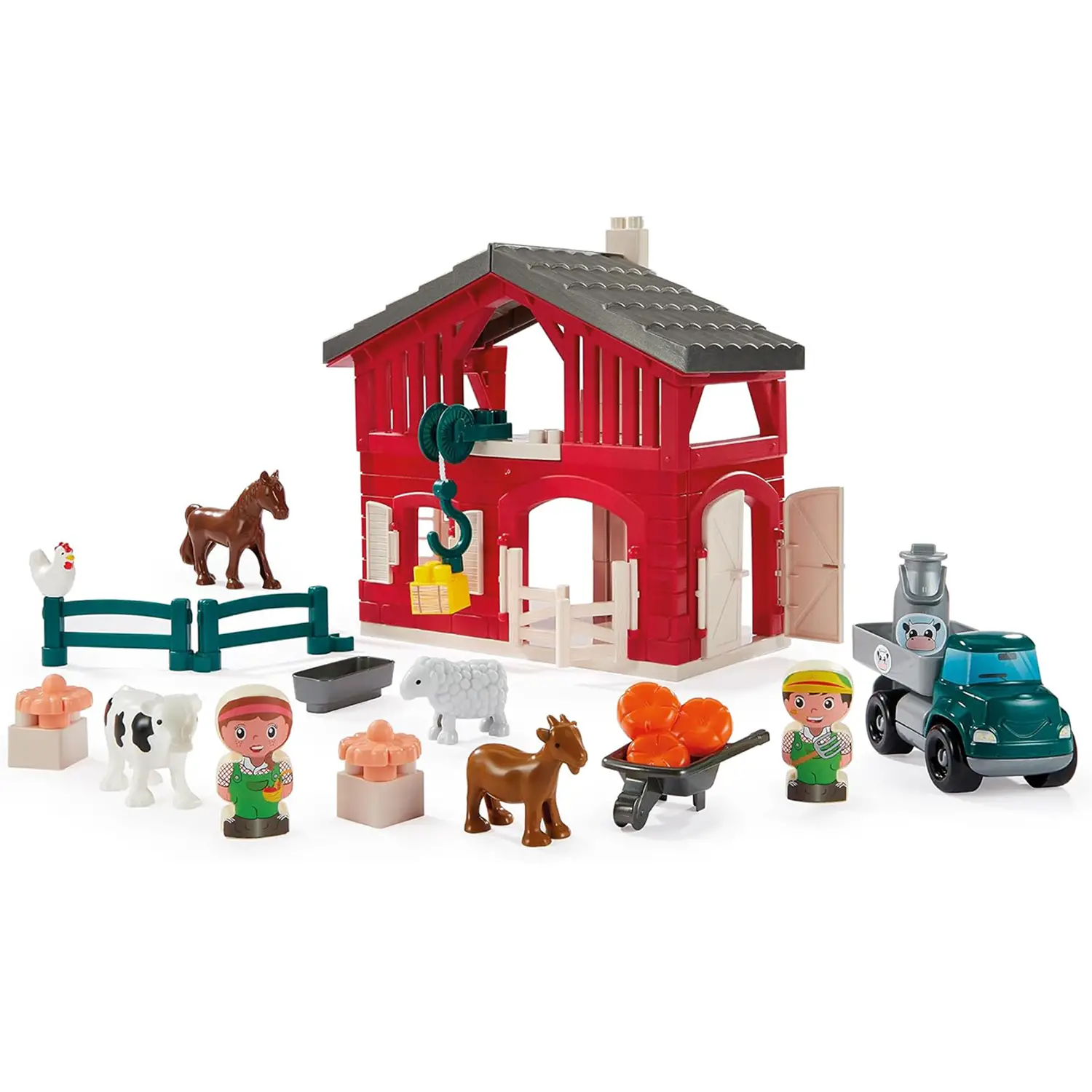 Ecoiffier Abrick – Set Fattoria Giocattolo per Bambini - Animali
