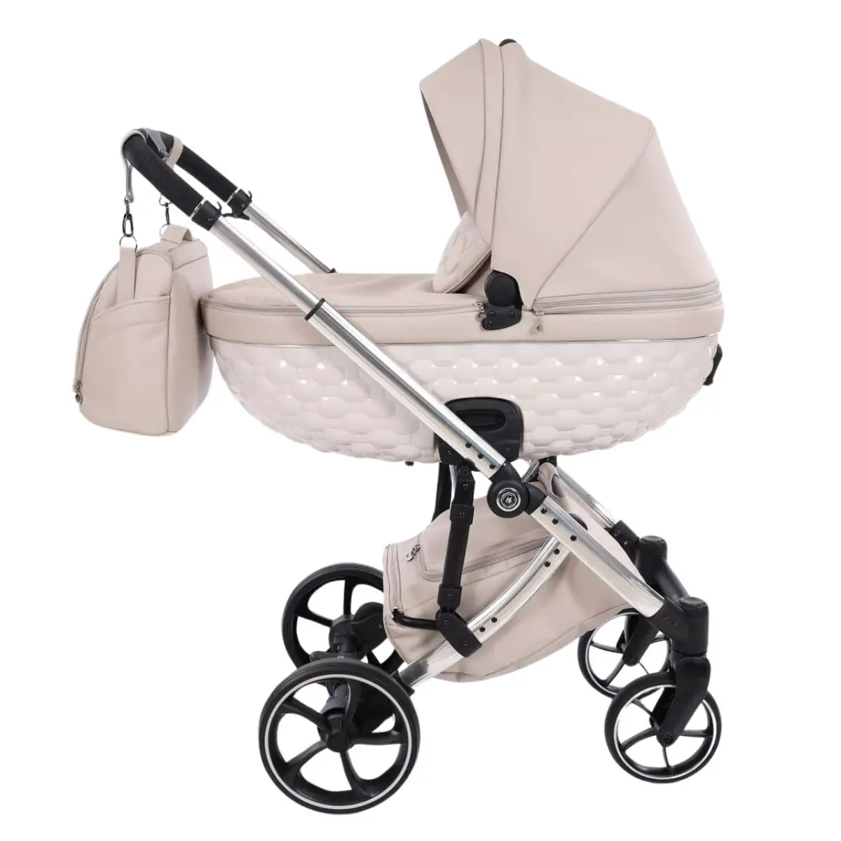 Trio Antes Baby Bubble Total Beige Telaio Silver - trio e modulari