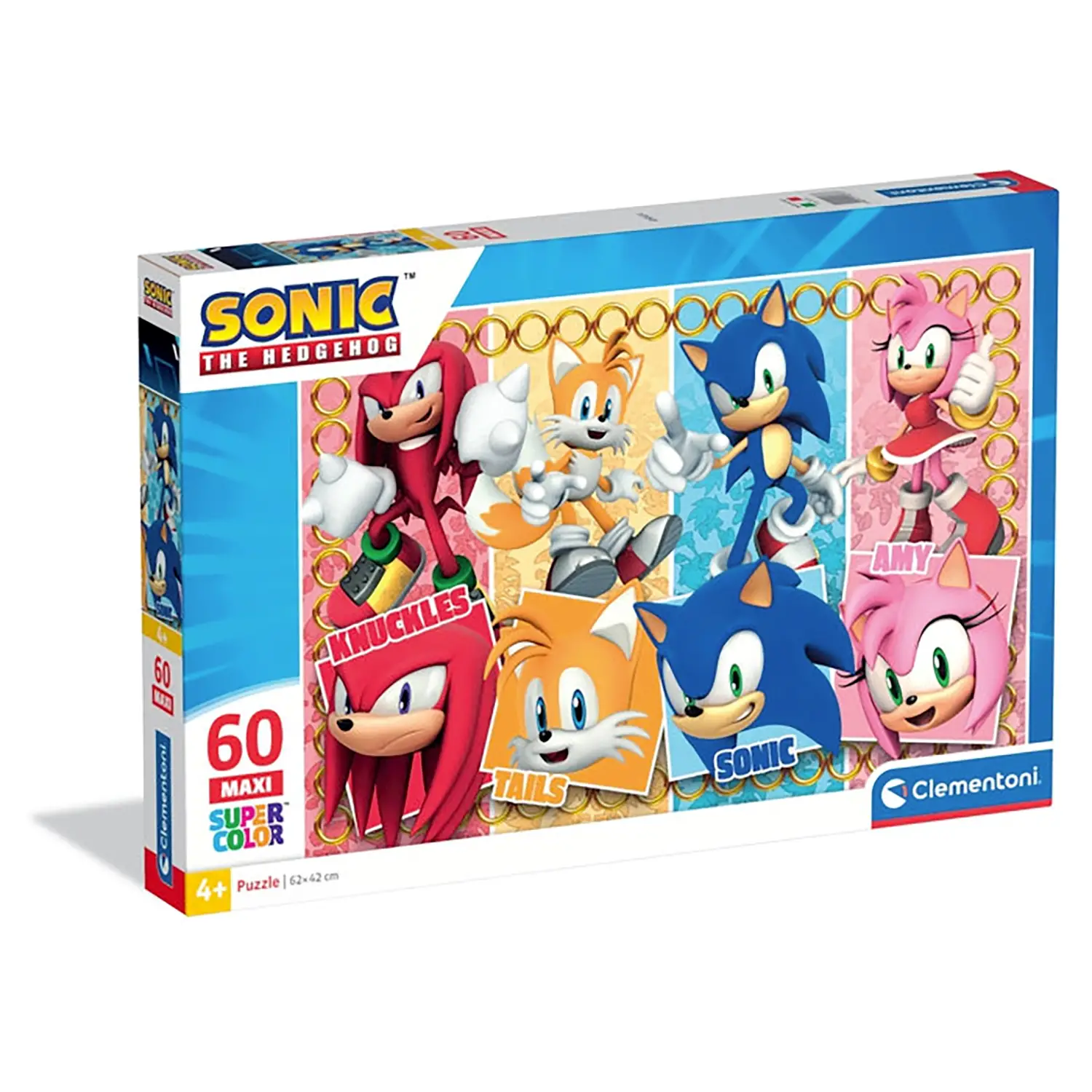 Puzzle 60 Pezzi Maxi Sonic - Puzzle in cartone
