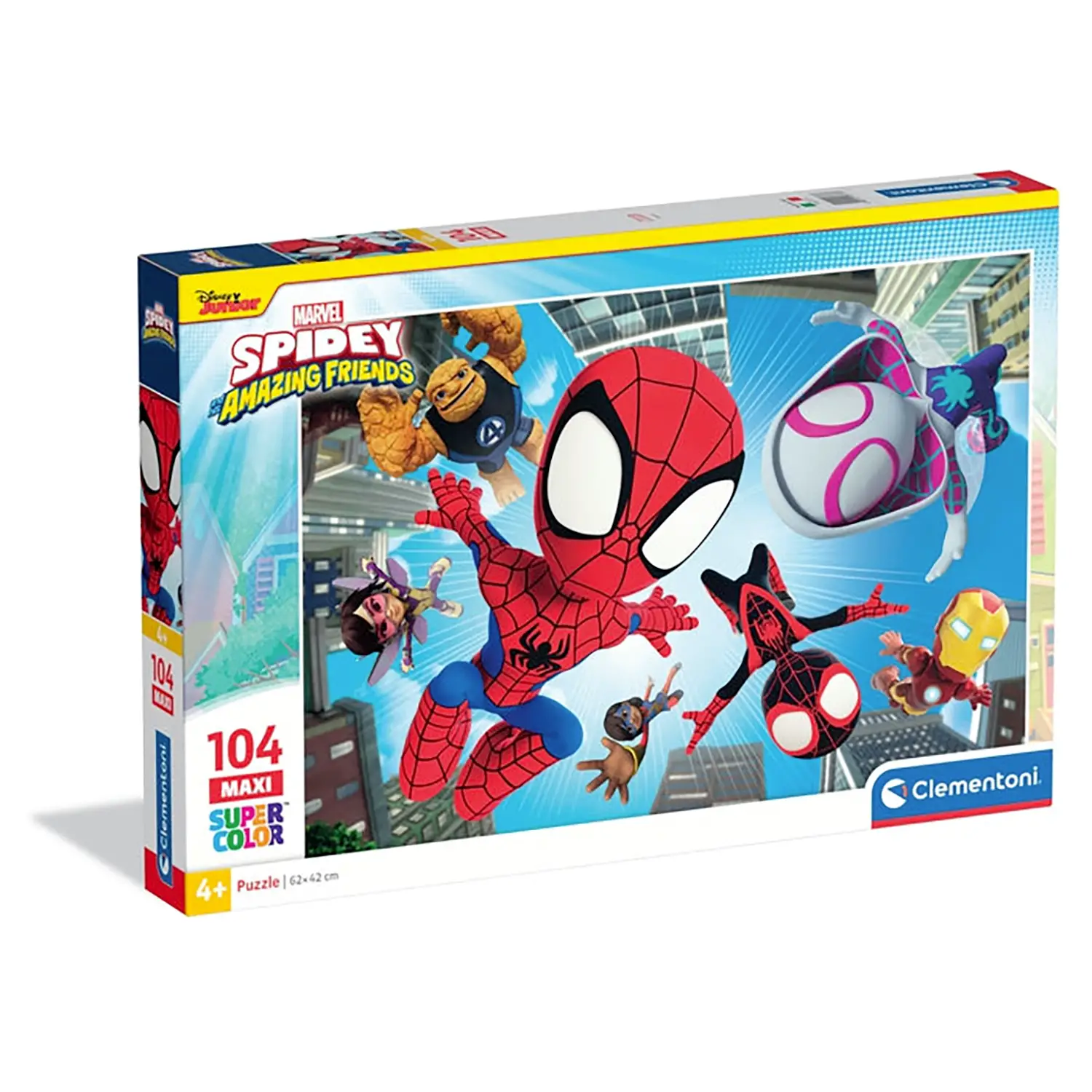 Puzzle 104 Pezzi Maxi Spidey And His Amazing Friends - Puzzle in cartone