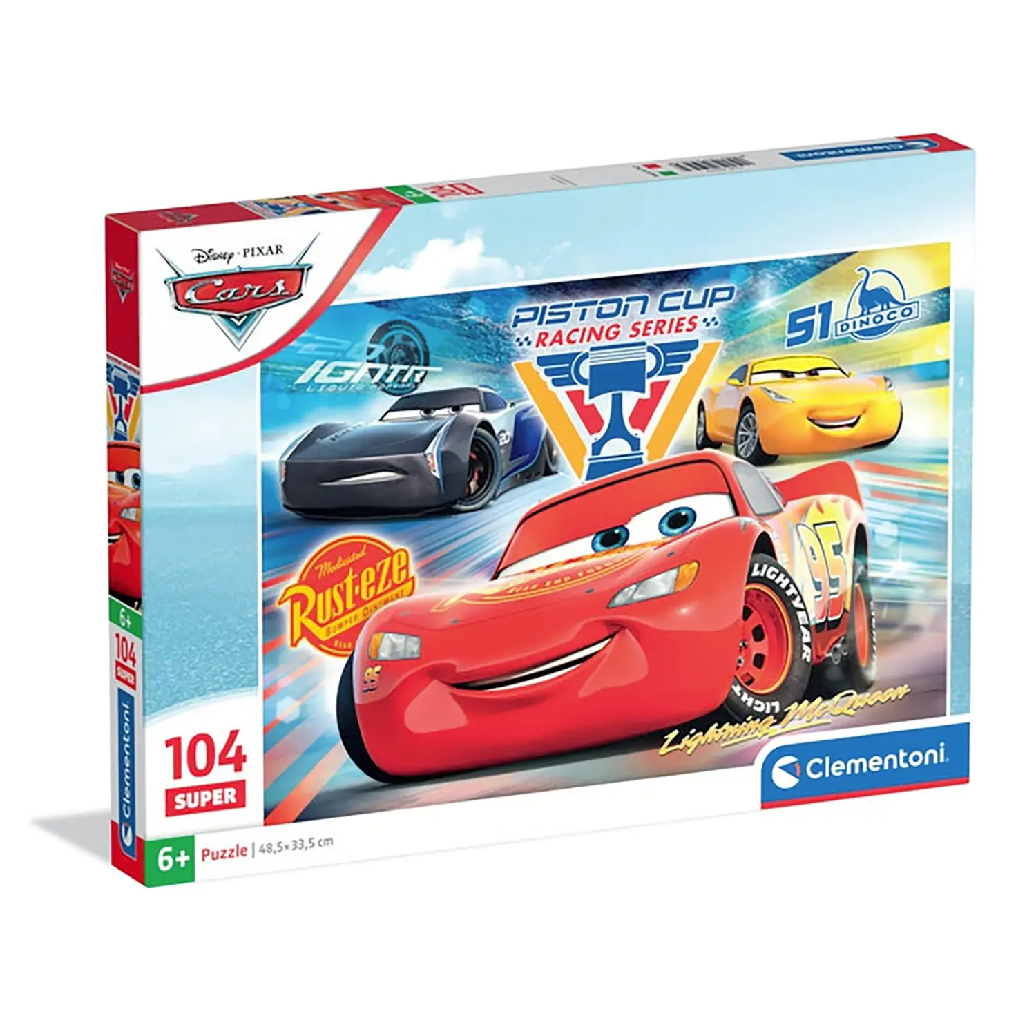 Puzzle 104 Pezzi Super Cars - Puzzle in cartone