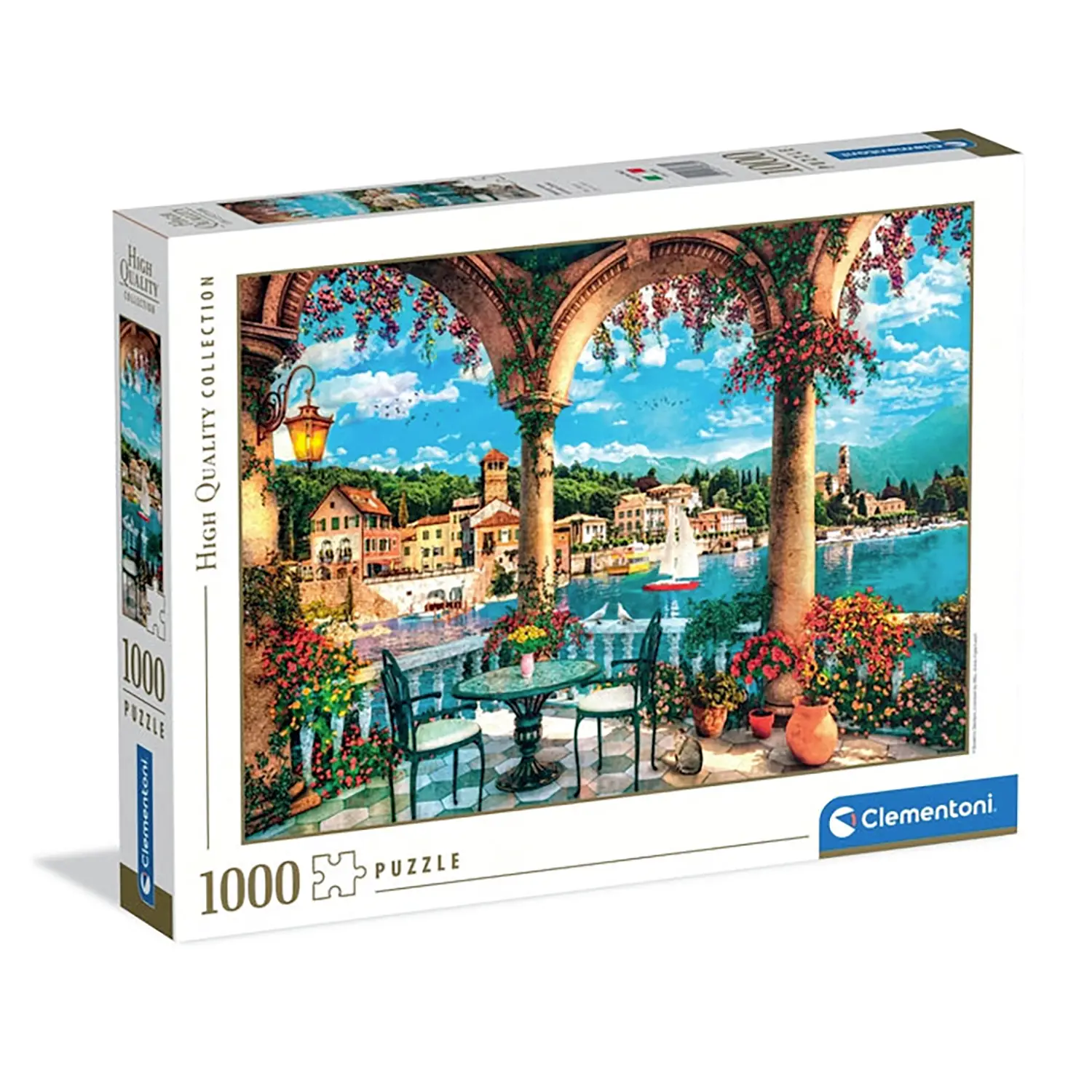 Puzzle 1000 Pezzi Hqc Lago Di Como - puzzle adulti