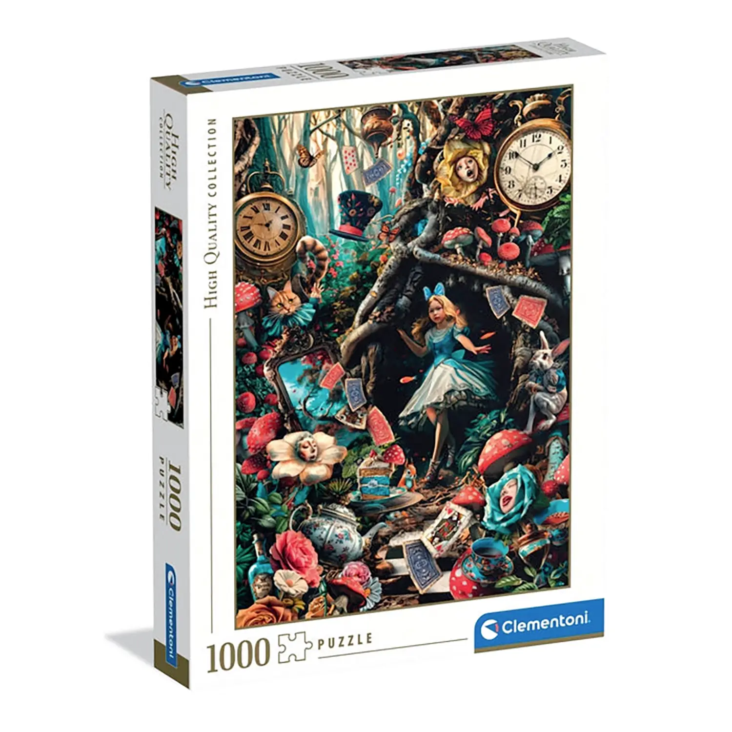 Puzzle 1000 Pezzi Hqc Alice Nel Paese Delle Meraviglie - puzzle adulti