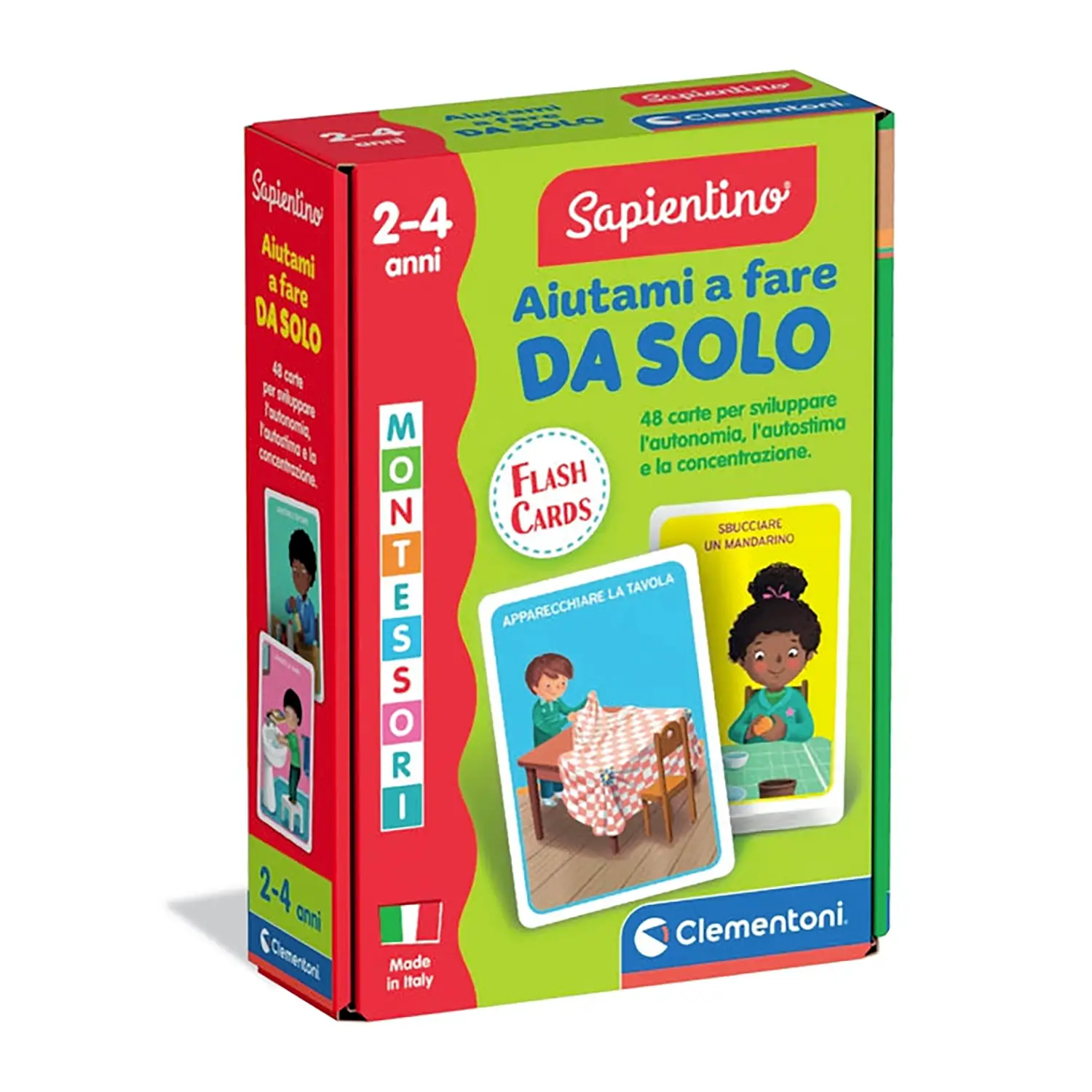 Sapientino Montessori Flashcards - Aiutami A Fare Da Solo - sapientino