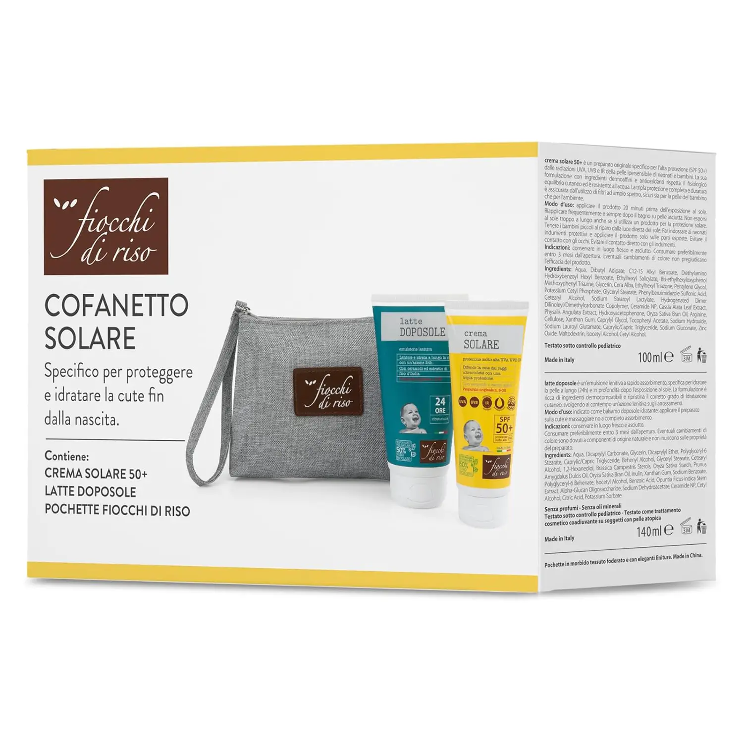 Fiocchi di Riso Cofanetto Solare - creme solari