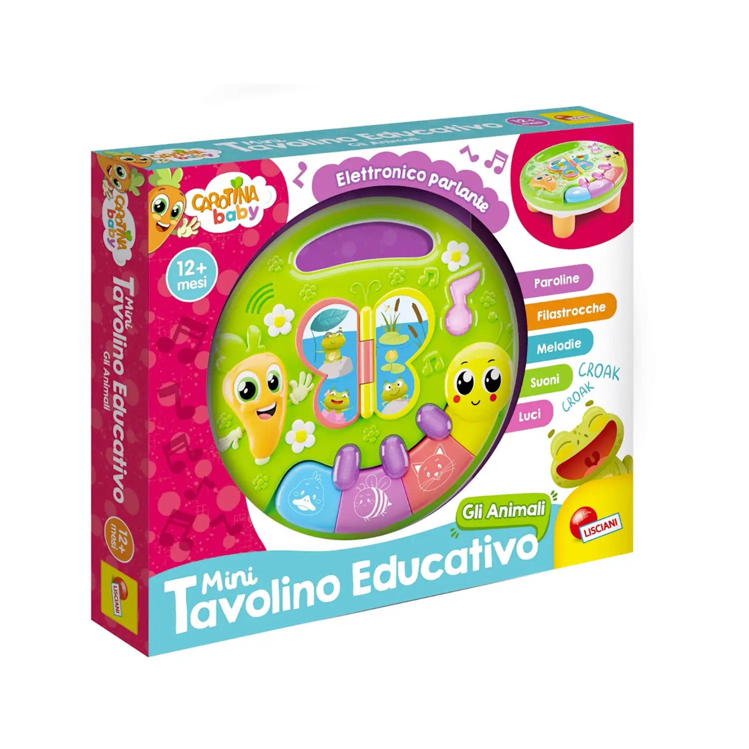 Carotina Il Mio Primo Tavolino Elettronico - Animali - Primi giochi