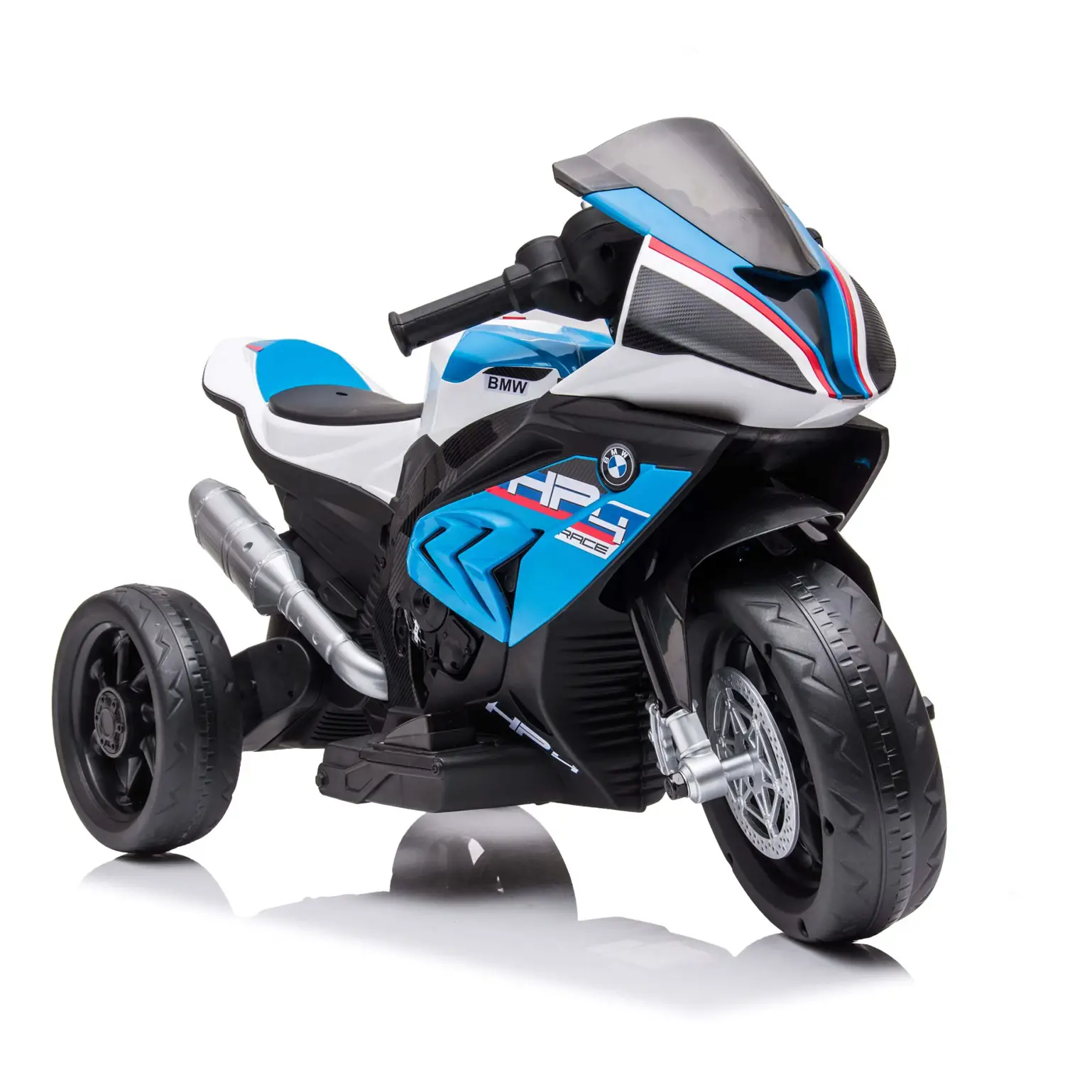 Moto Elettrica per Bambini BMW HP4 Sport 3 Ruote 12V Blu - moto