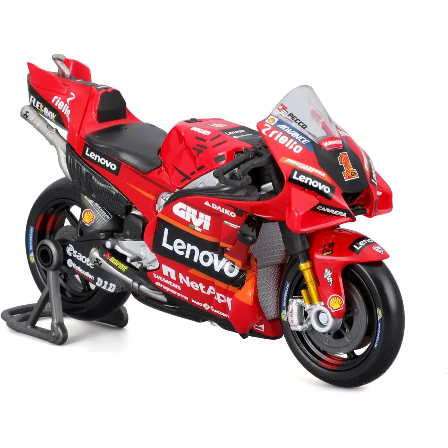 Moto 1:18 Ducati Lenovo Team 2023 Bagnaia - Veicoli, garage e piste