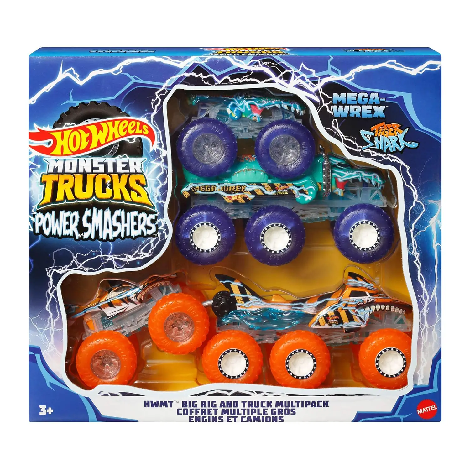 Hot Wheels Monster Trucks Power Smashers - Multipack Camion - modellini