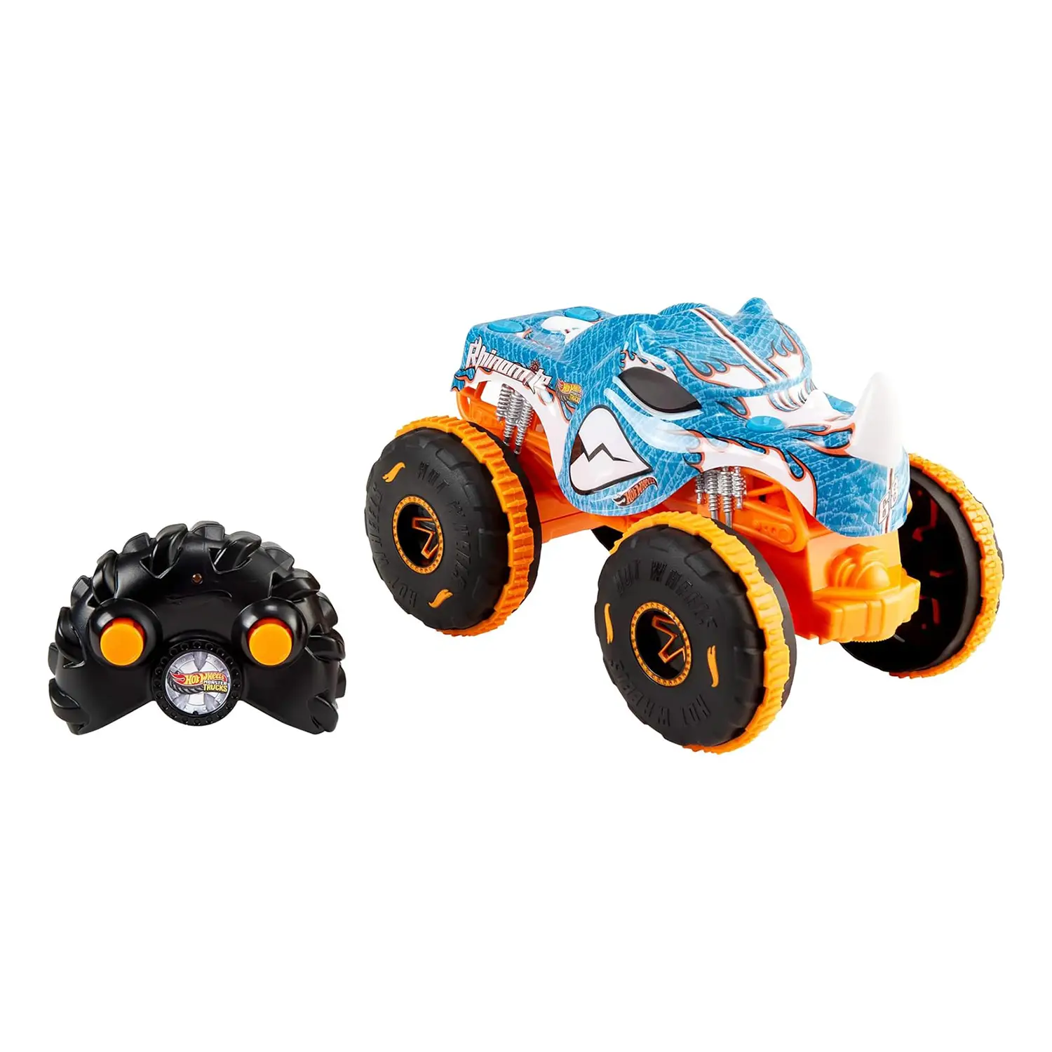 Hot Wheels Monster Trucks Radiocomando 1:24 Rhinomite - radiocomandi