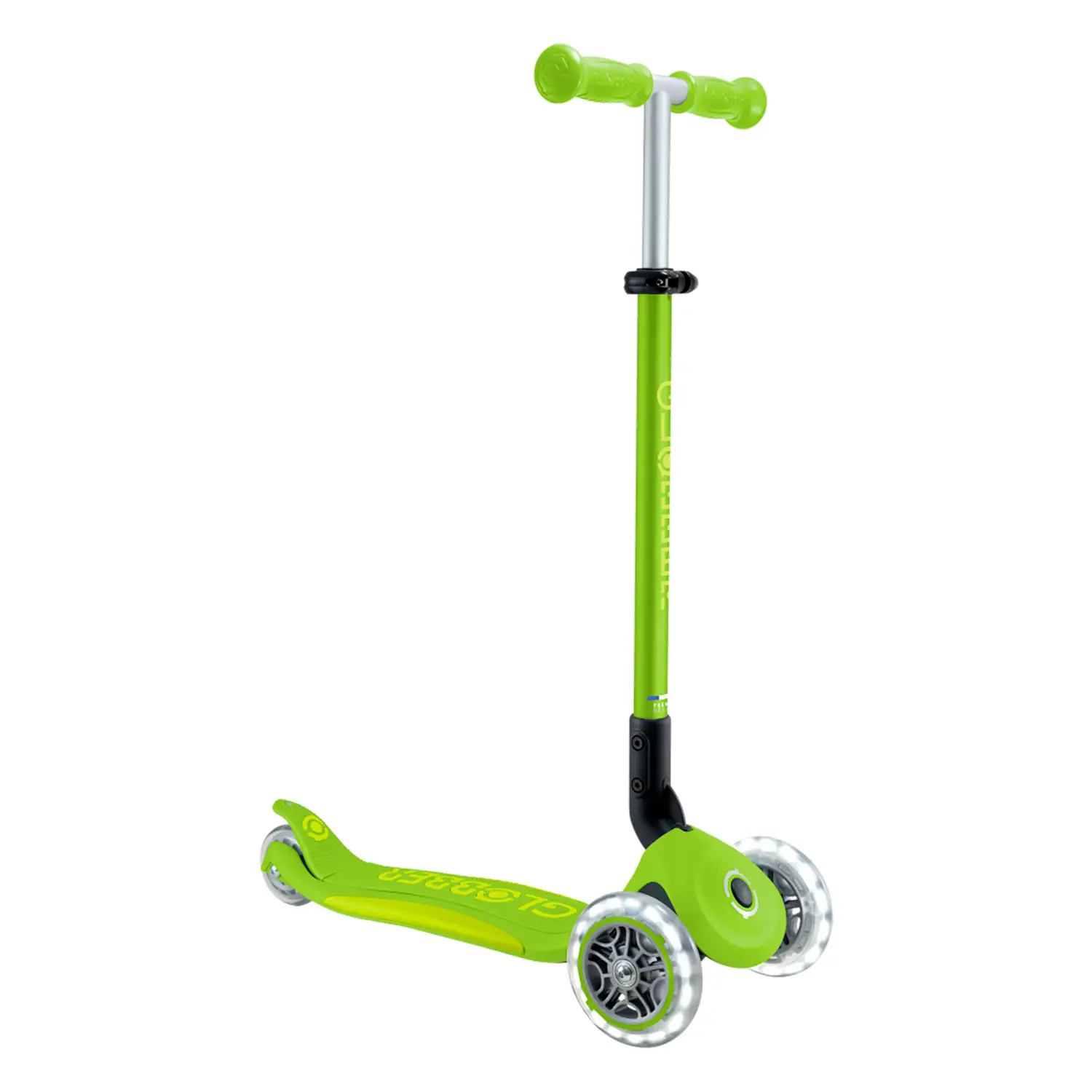 Monopattino Bambino Globber Primo Foldable Con Lucii Colore Verde Mela - monopattini