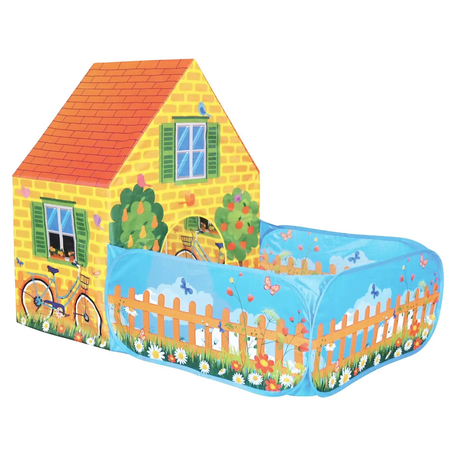 Tenda Gioco Casetta con Giardino Garden House, Spazio Magico per il Divertimento - Casette