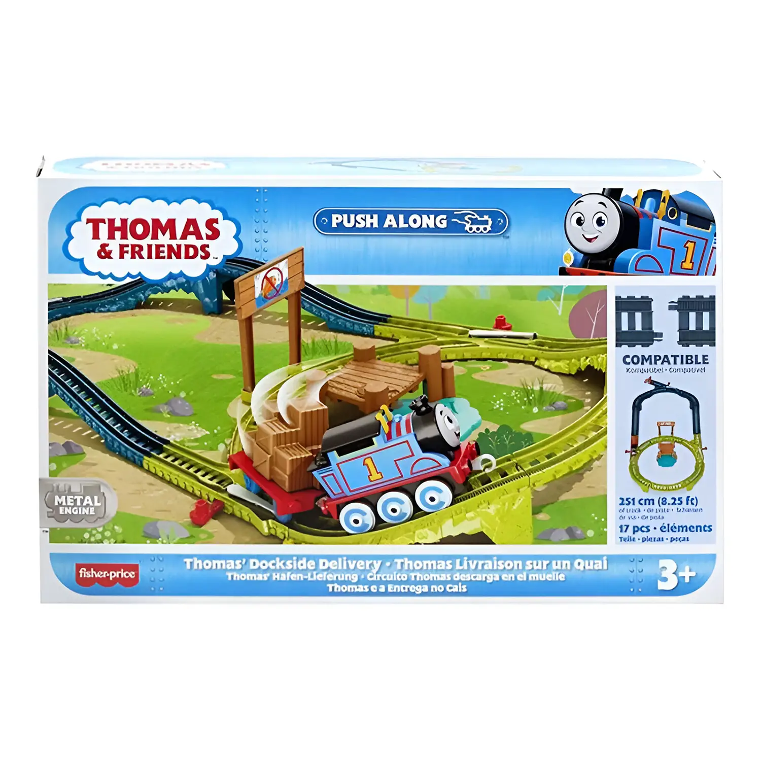 Fisher Price Thomas & Friends Playset a Ruota Libera HPM64 - action figures ed accessori
