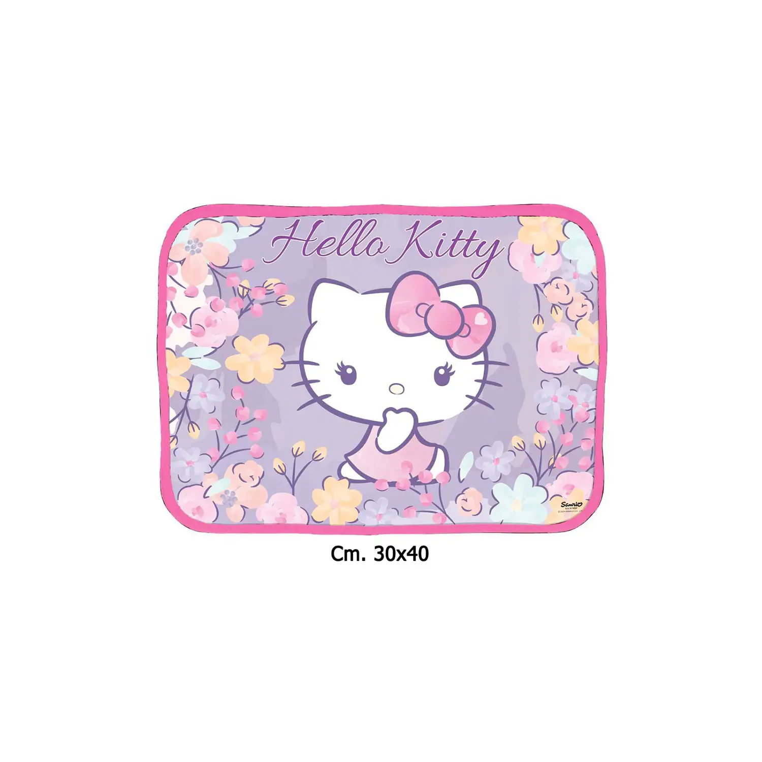 Tovaglietta Ripiegabile e Impermeabile 30x40 cm Hello Kitty - biancheria casa