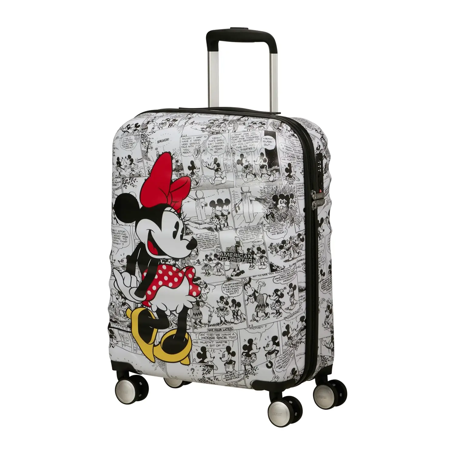 Trolley American Tourister Wavebreaker Disney 55 cm Minnie Comics White - valige e borse da viaggio