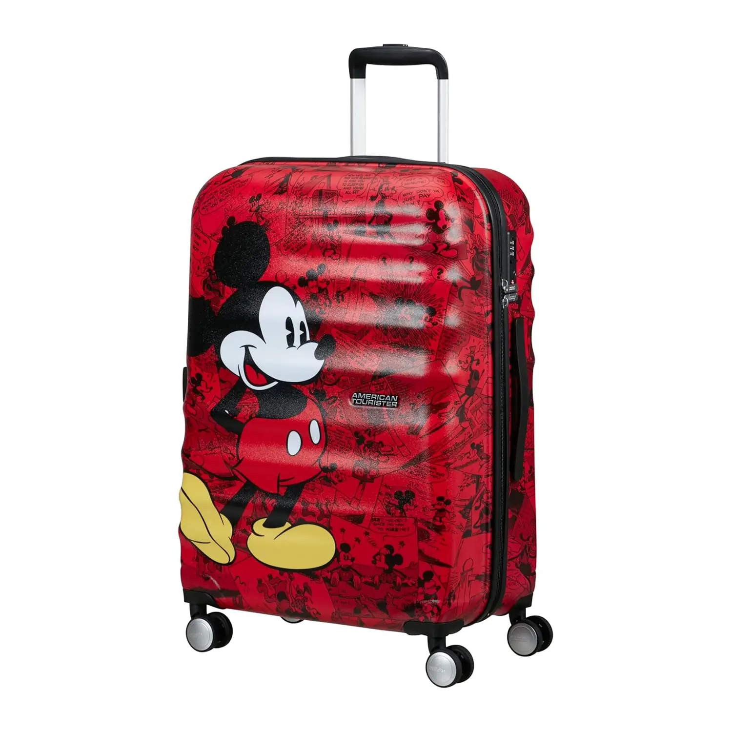 Trolley American Tourister Wavebreaker Disney 67 cm Mickey Comics Red - valige e borse da viaggio