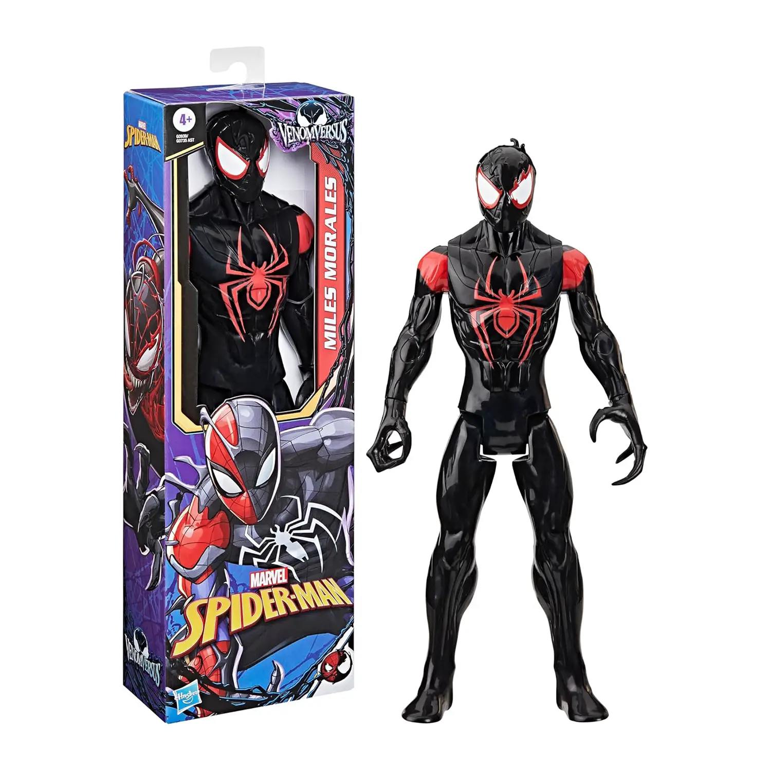 Spiderman VenomVersus Titan Heroes - Miles Morales Action Figure - action figures ed accessori