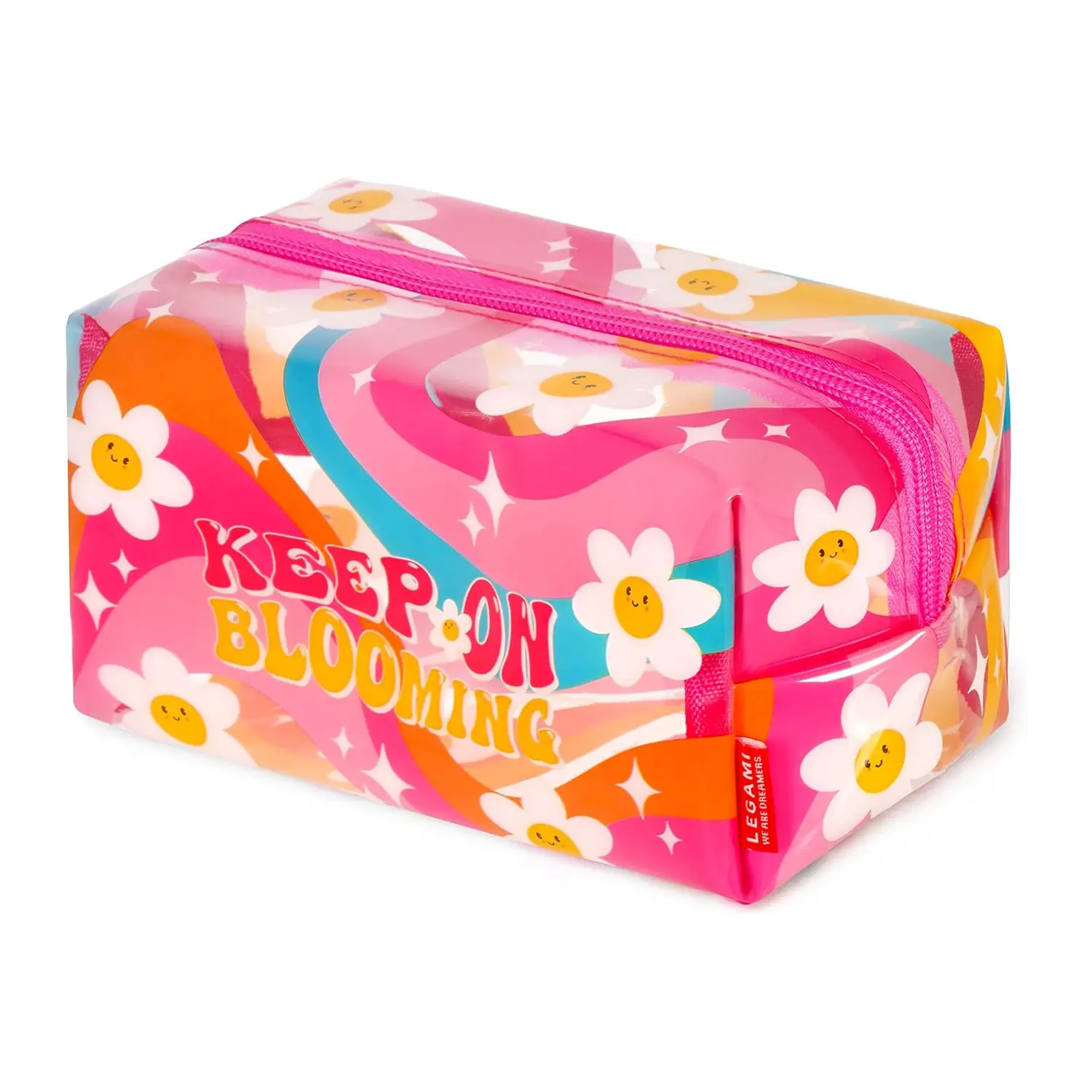 Legami - Trousse Porta Trucchi, Makeup Queen, in Metallo e TPU, Tema Daisy -