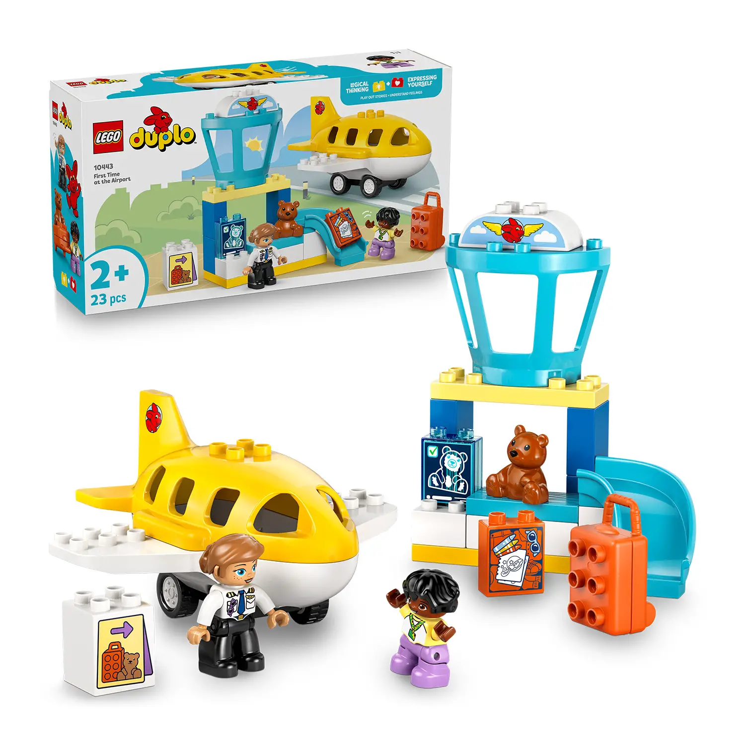 Lego Duplo La Prima Volta in Aeroporto 10443 - Costruzioni in plastica