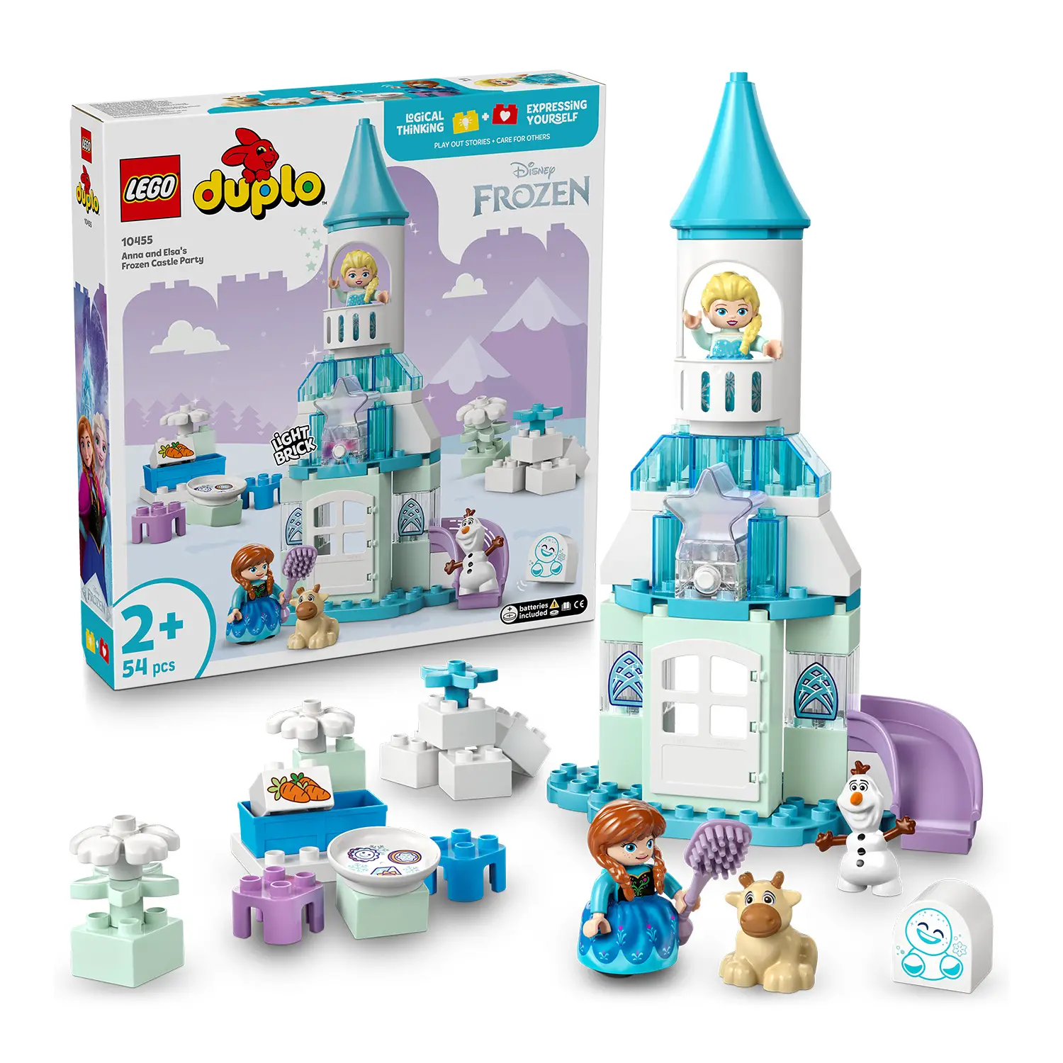 Lego Duplo Disney La Festa al Castello di Anna Ed Elsa Frozen 10455 - Costruzioni in plastica