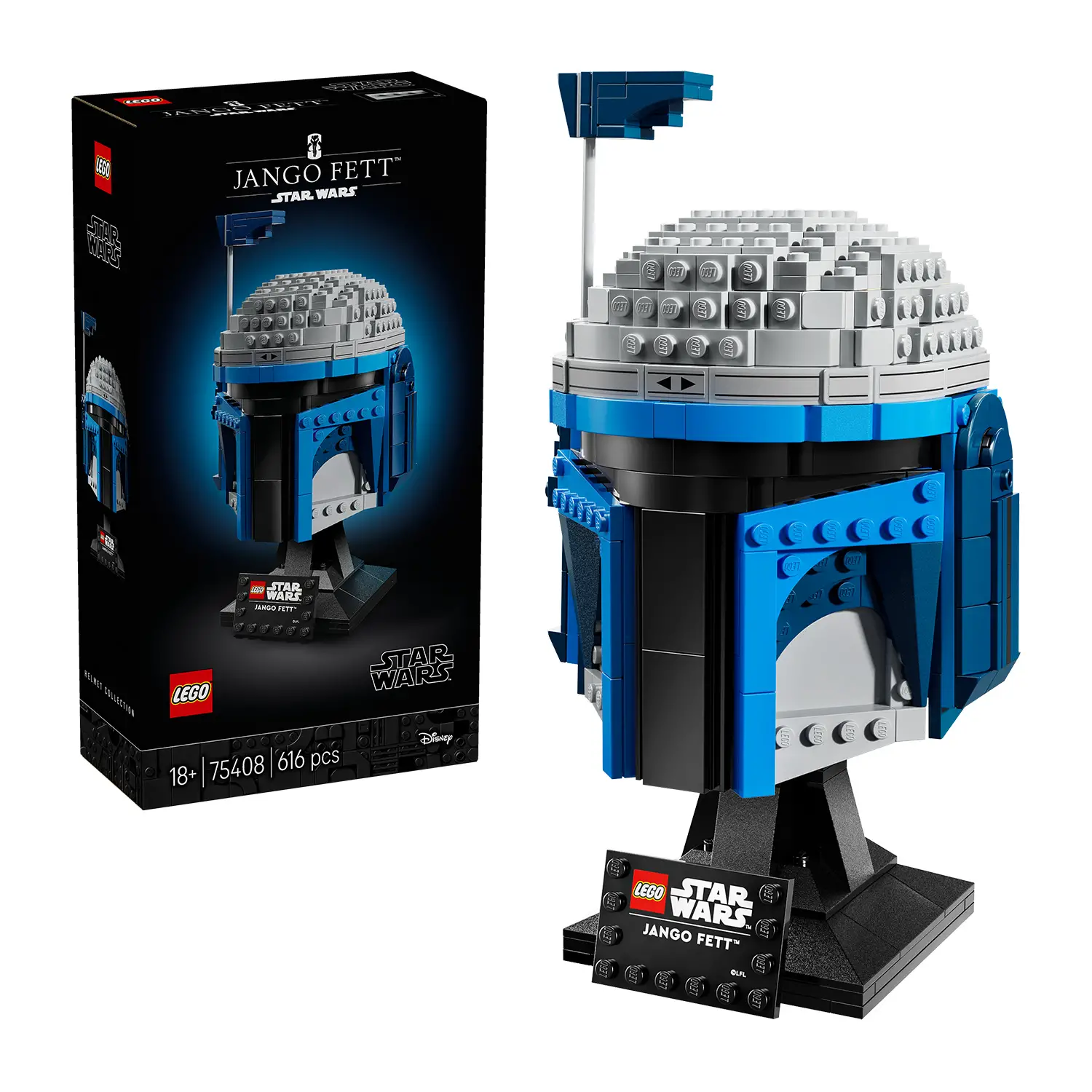 LEGO Star Wars Casco di Jango Fett 75408 – 616 Pezzi - lego
