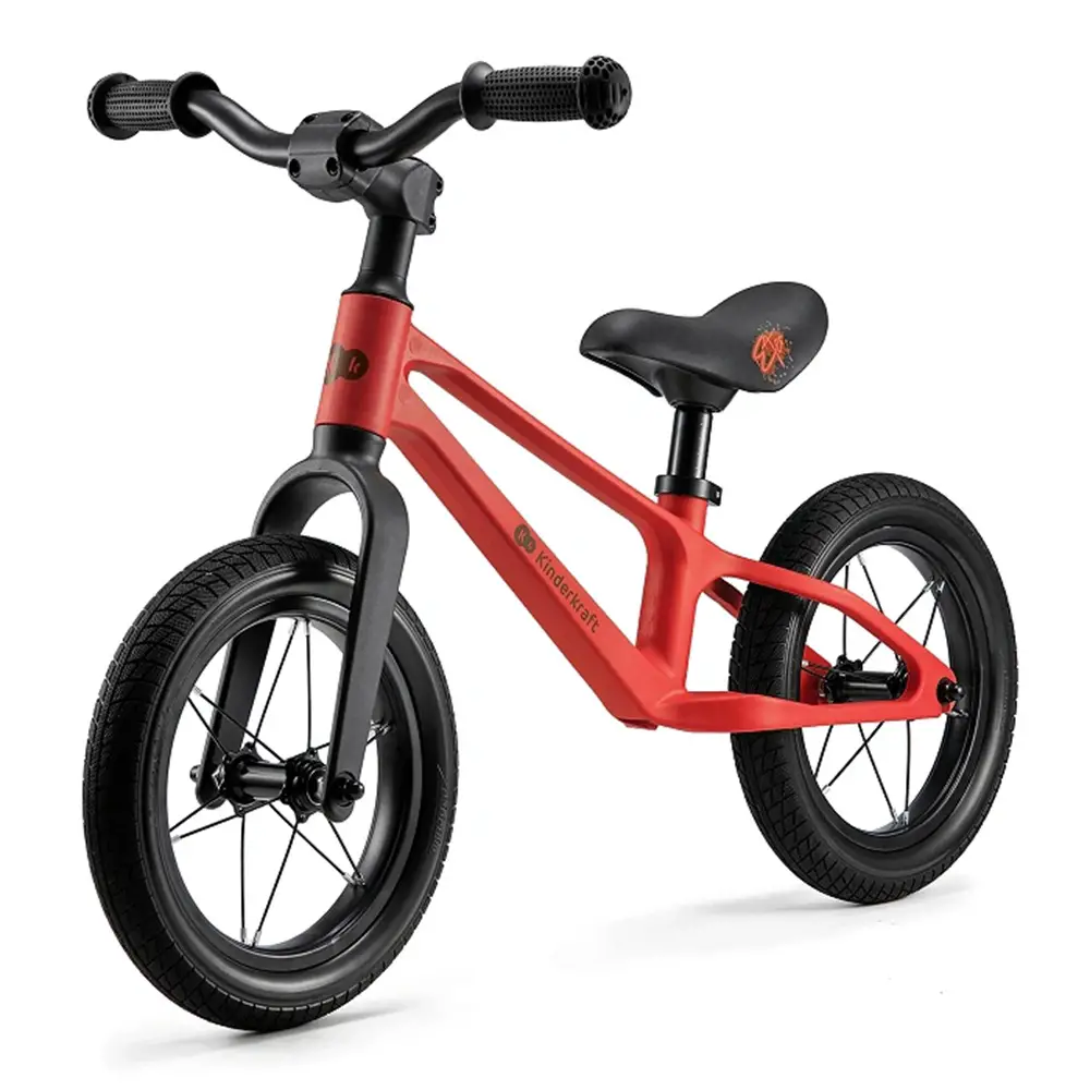 Kinderkraft Bicicletta Senza Pedali ETER Rossa - Tricicli e primi passi