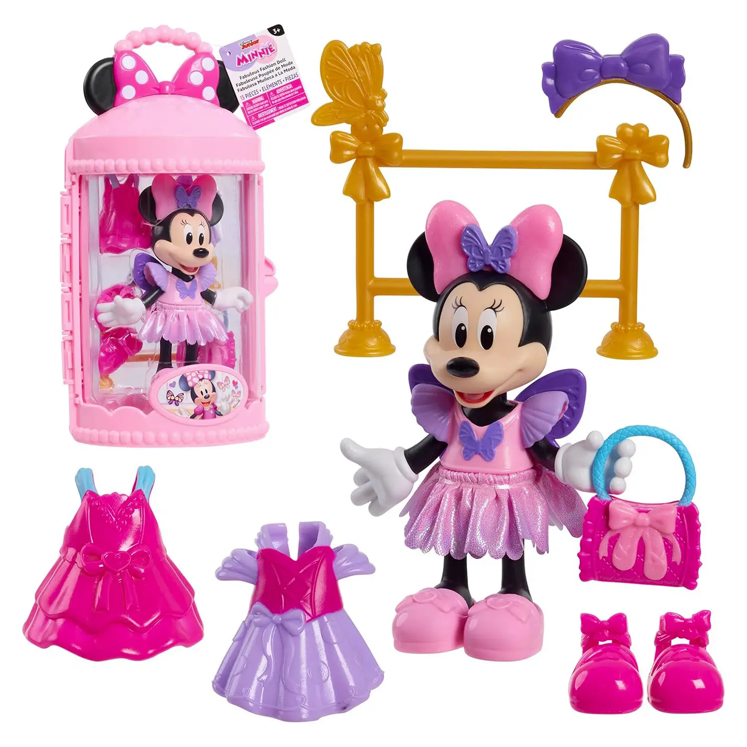 Bambola Minnie Mouse Ballerina Fabulous Fashion - Just Play - collezionabili bambina