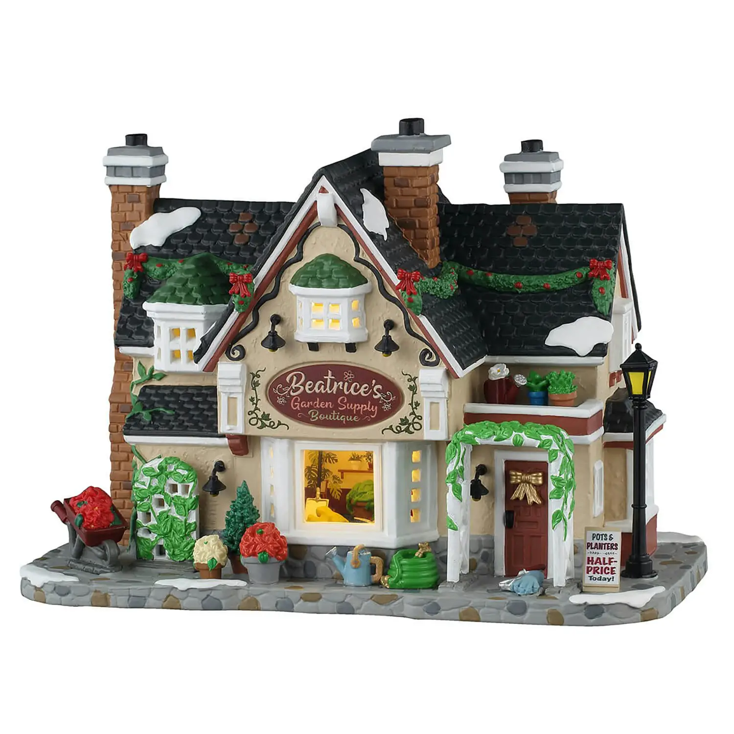 Beatrice's Garden Supply Boutique Lemax – Negozio Illuminato - scene e villaggi