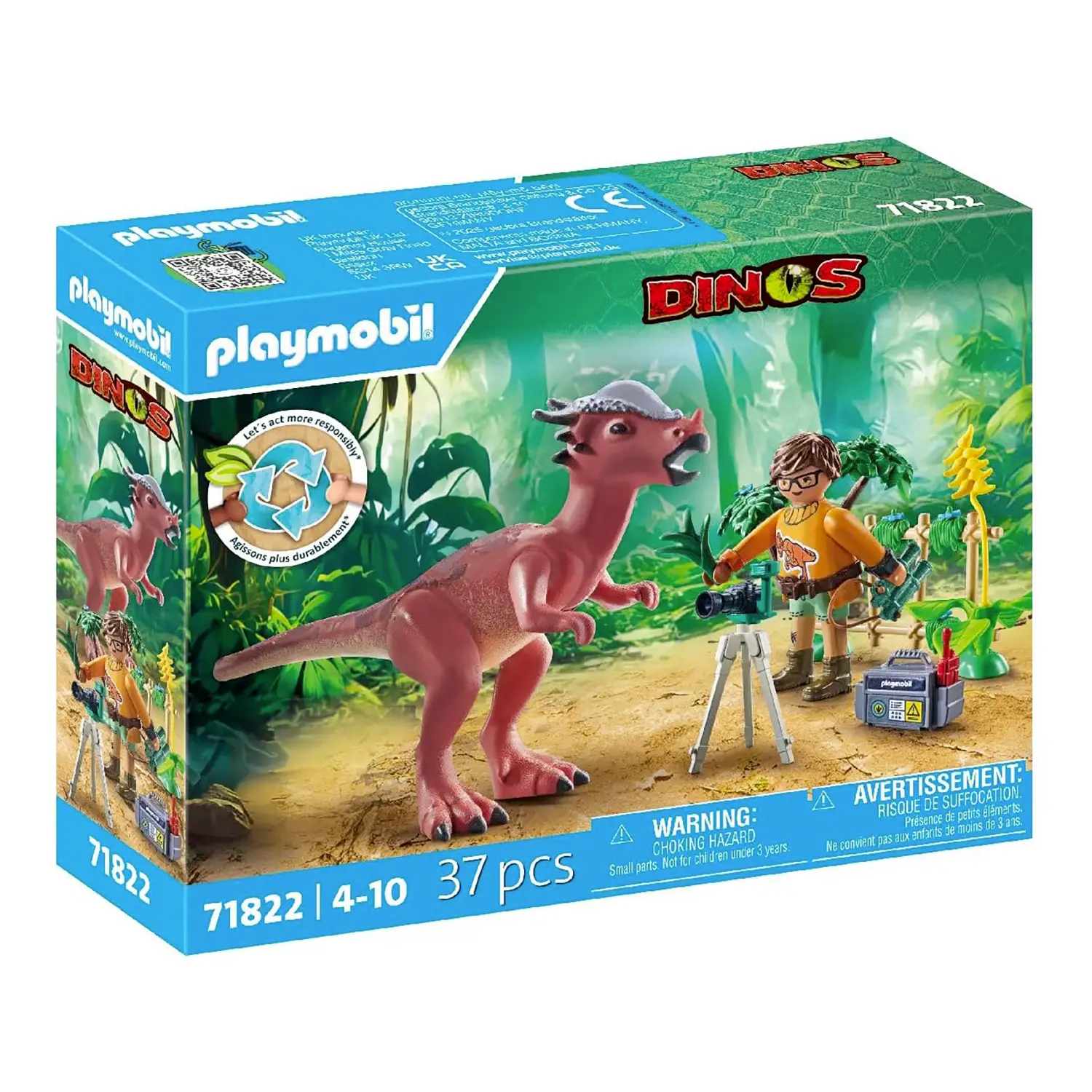 Stigimoloch E Ricercatore Playmobil Dinos - playmobil