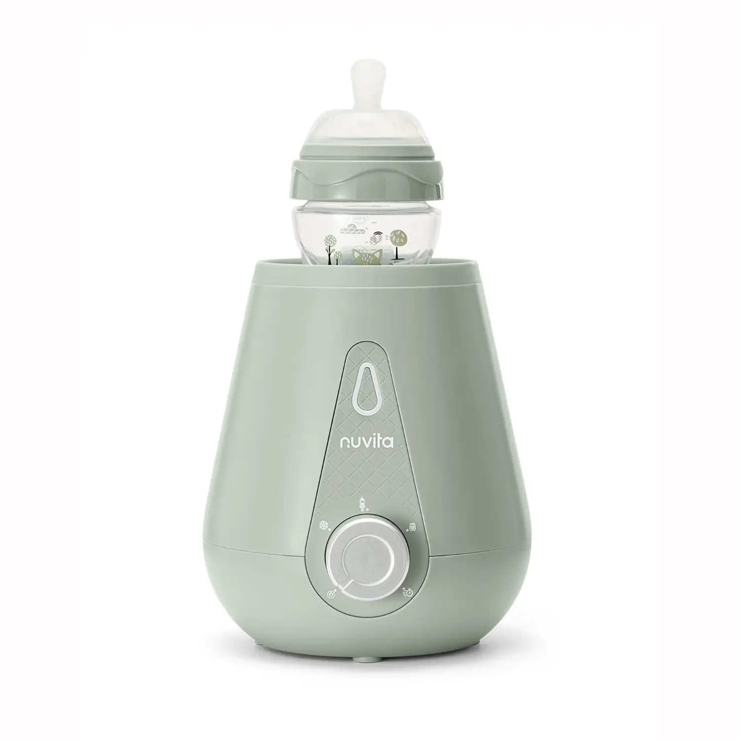 Nuvita Scaldabiberon Casa Auto Nuvita 4 in 1 Verde Salvia - Sicurezza e igiene