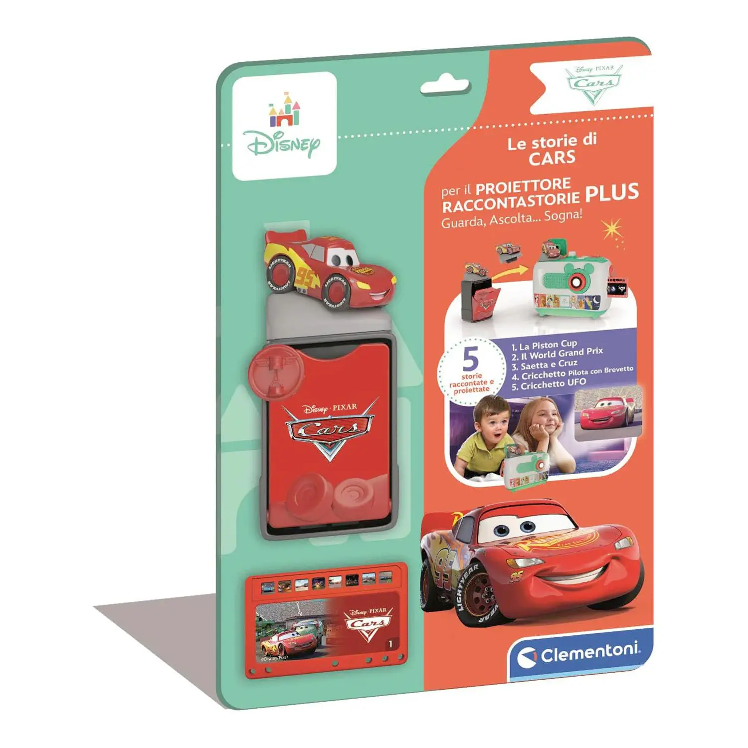 Clementoni Cartuccia Proiettore Cars Gioco da Tavolo Educativo - giochi elettronici